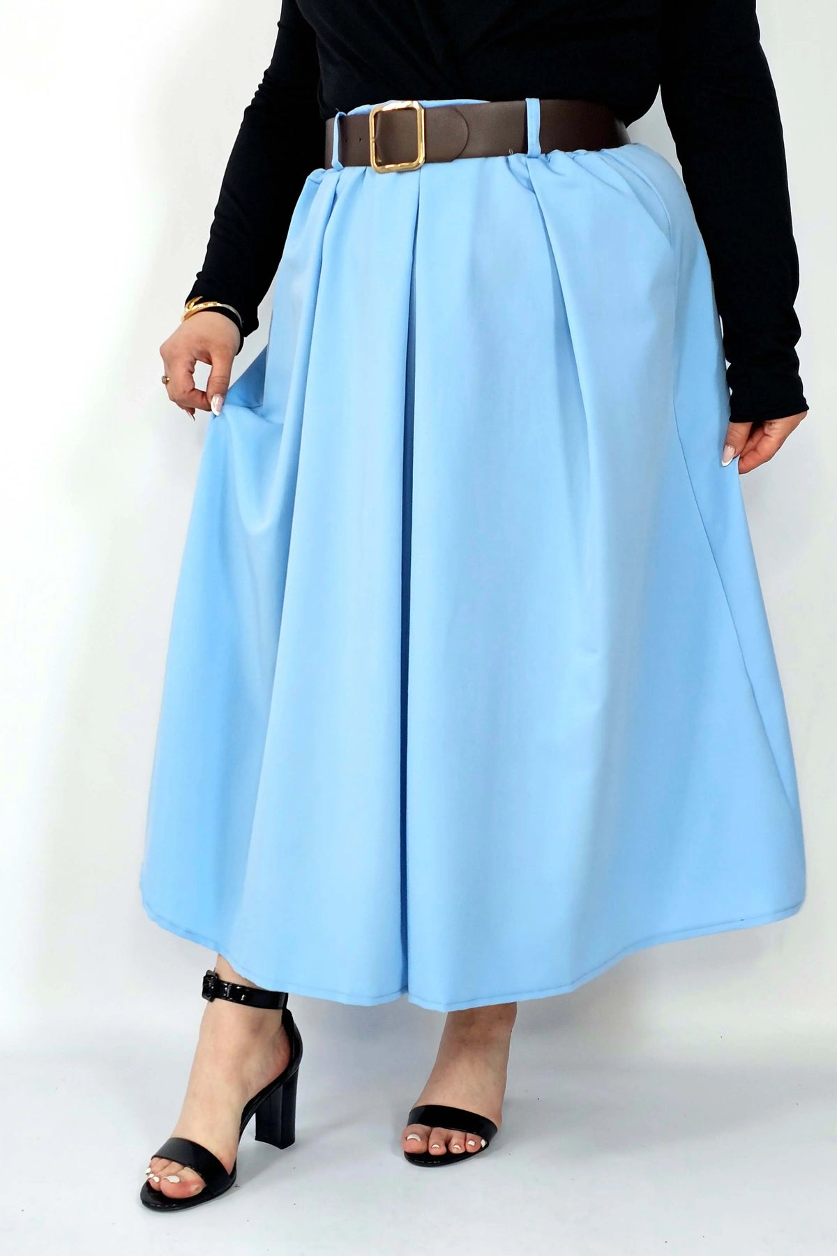 Spódnica plisowana midi StylowaXL – klasyczna elegancja w nowoczesnym wydaniu Stylowa XL