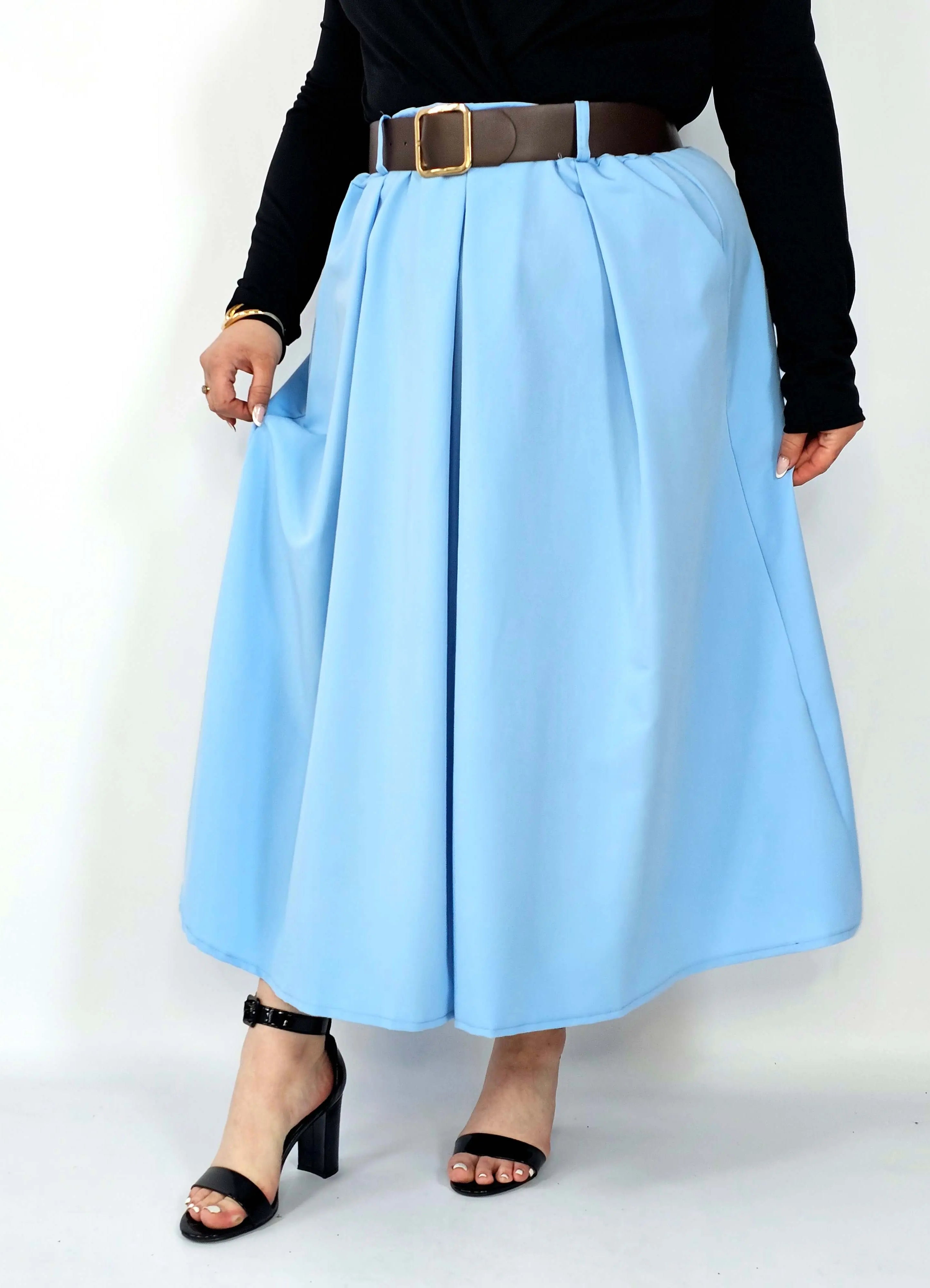 Spódnica plisowana midi StylowaXL – klasyczna elegancja w nowoczesnym wydaniu Stylowa XL