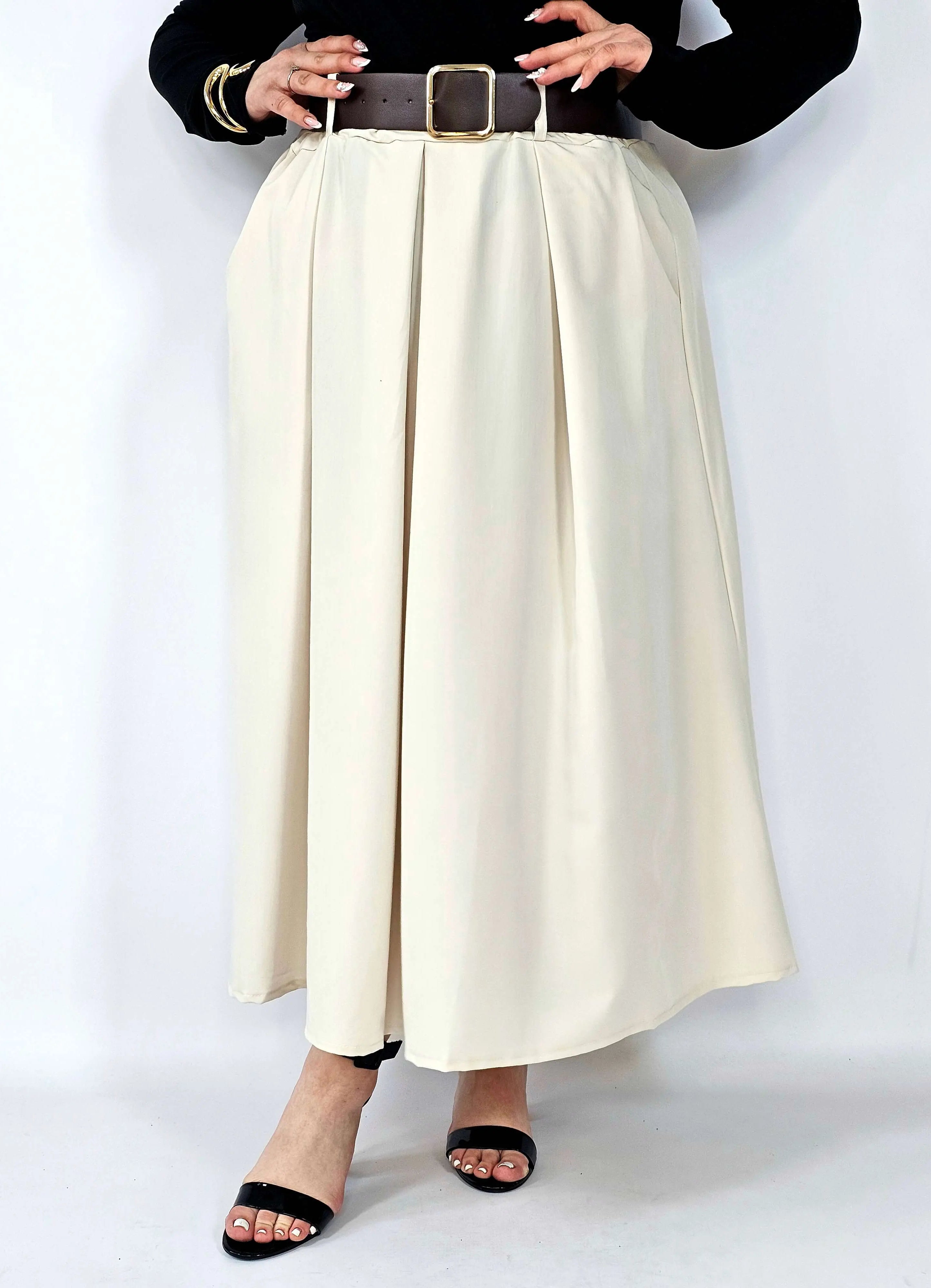 Spódnica plisowana midi StylowaXL – klasyczna elegancja w nowoczesnym wydaniu Stylowa XL