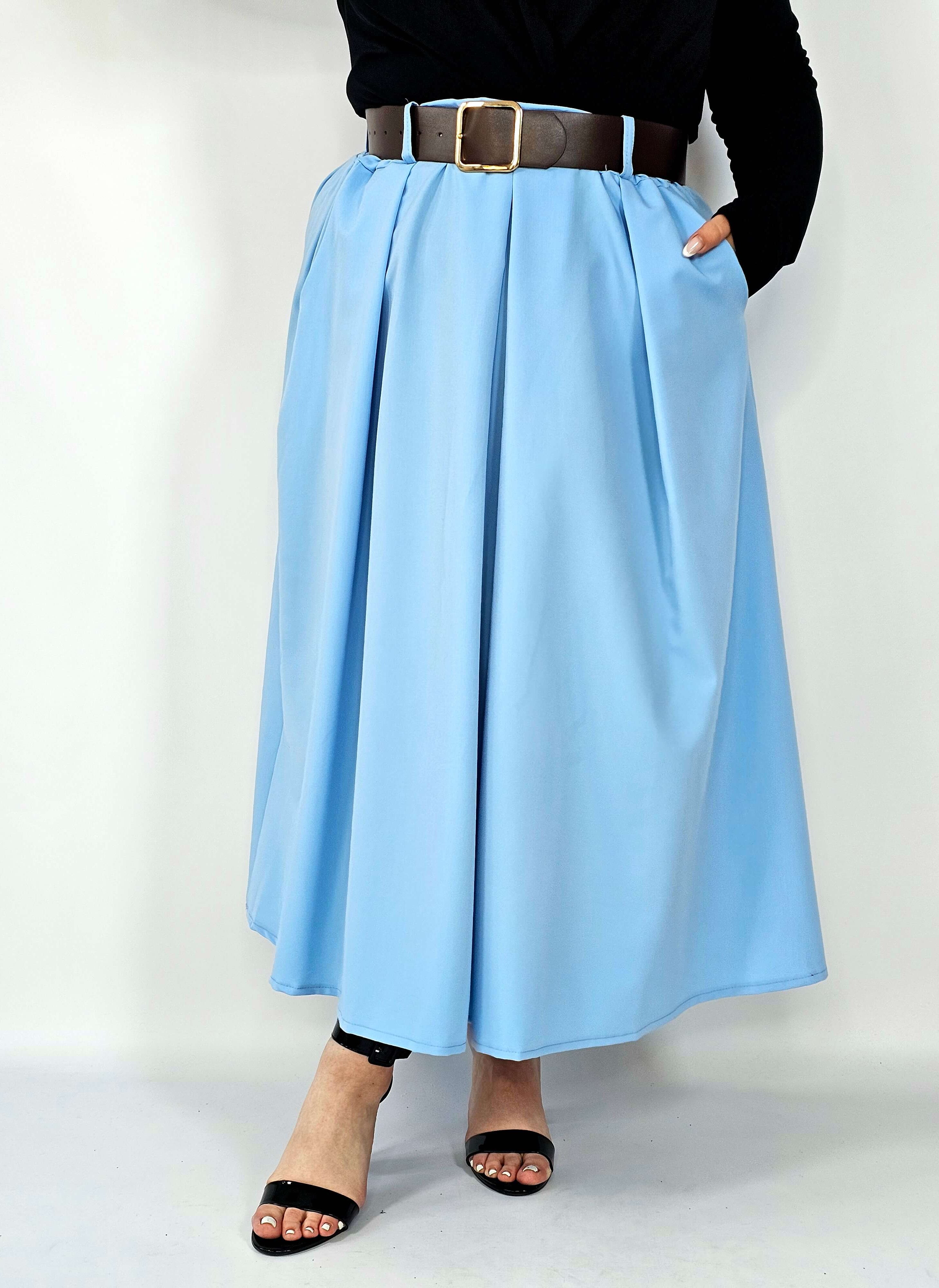 Spódnica plisowana midi StylowaXL – klasyczna elegancja w nowoczesnym wydaniu Stylowa XL