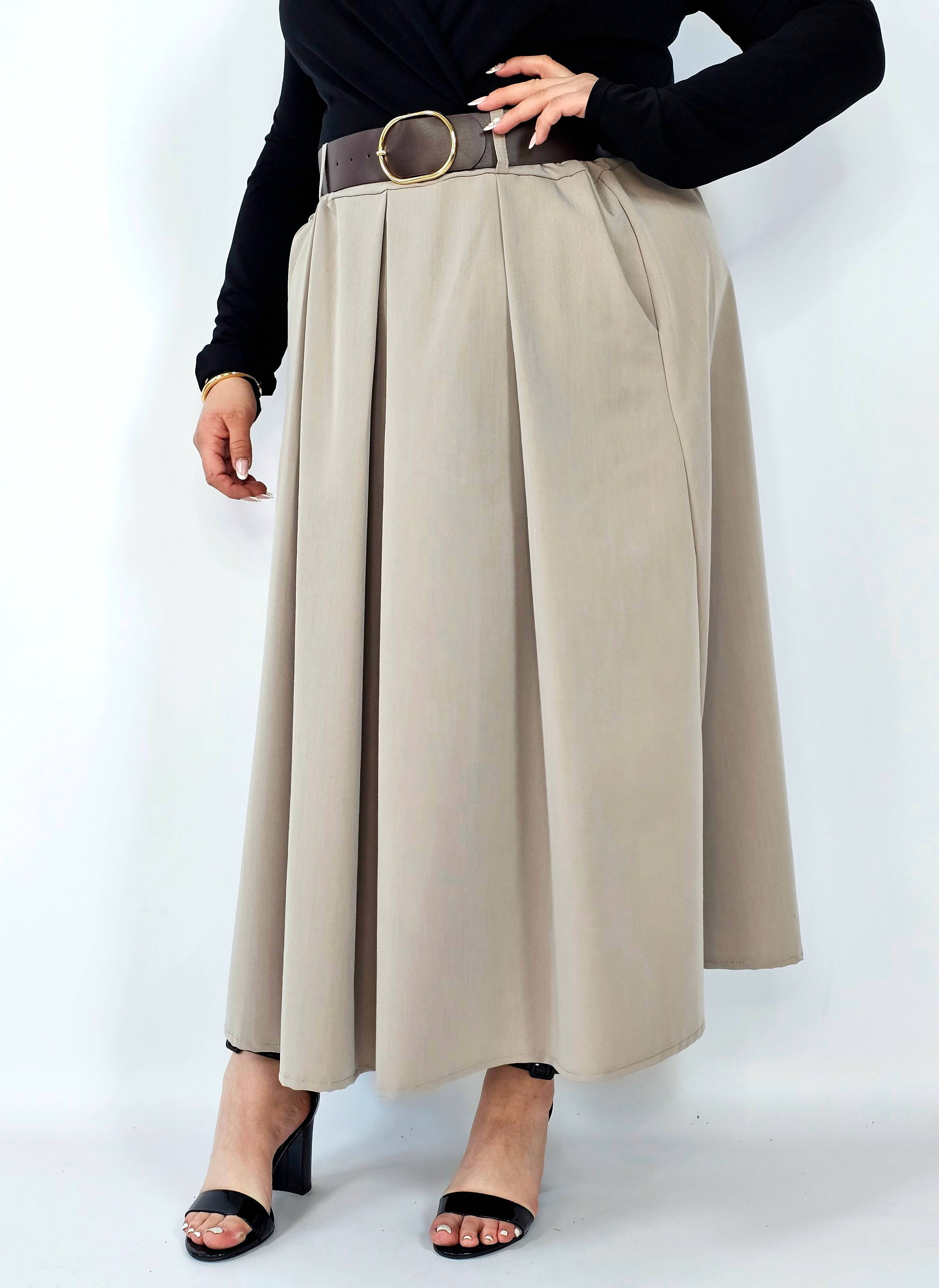 Spódnica plisowana midi StylowaXL – klasyczna elegancja w nowoczesnym wydaniu Stylowa XL