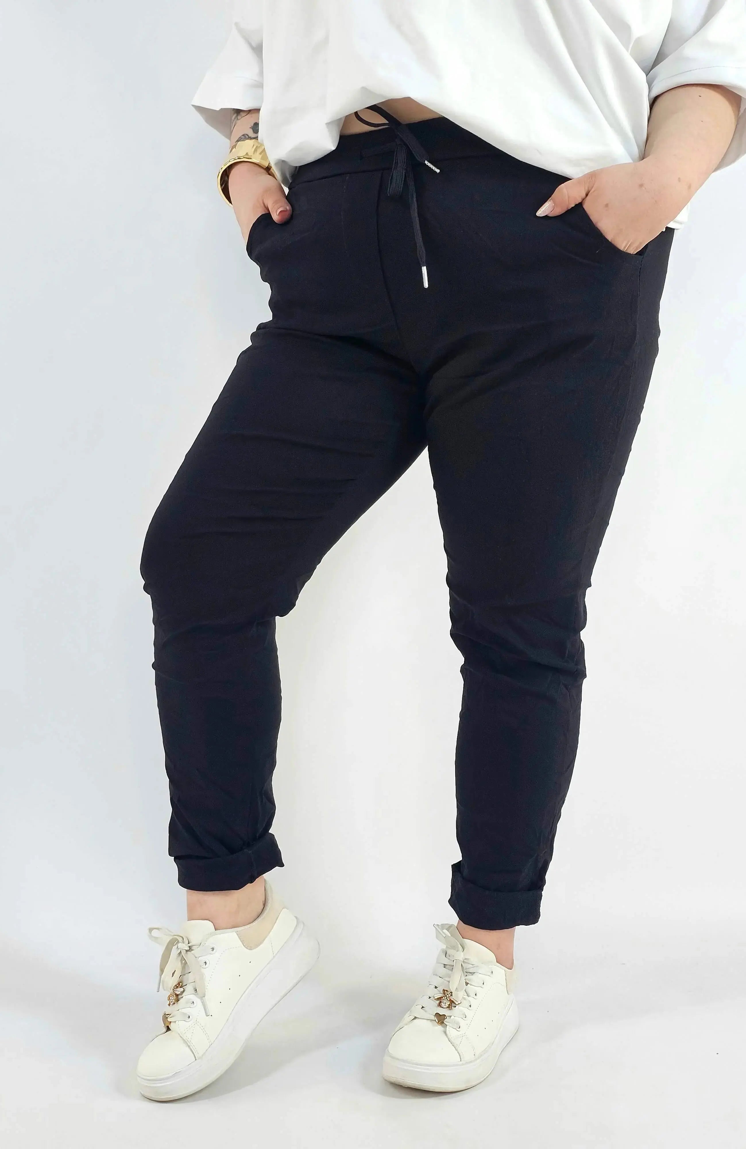 Spodnie Gnieciuchy Plus Size StylowaXL – Lekkość, Komfort i Styl w Jednym Stylowa XL