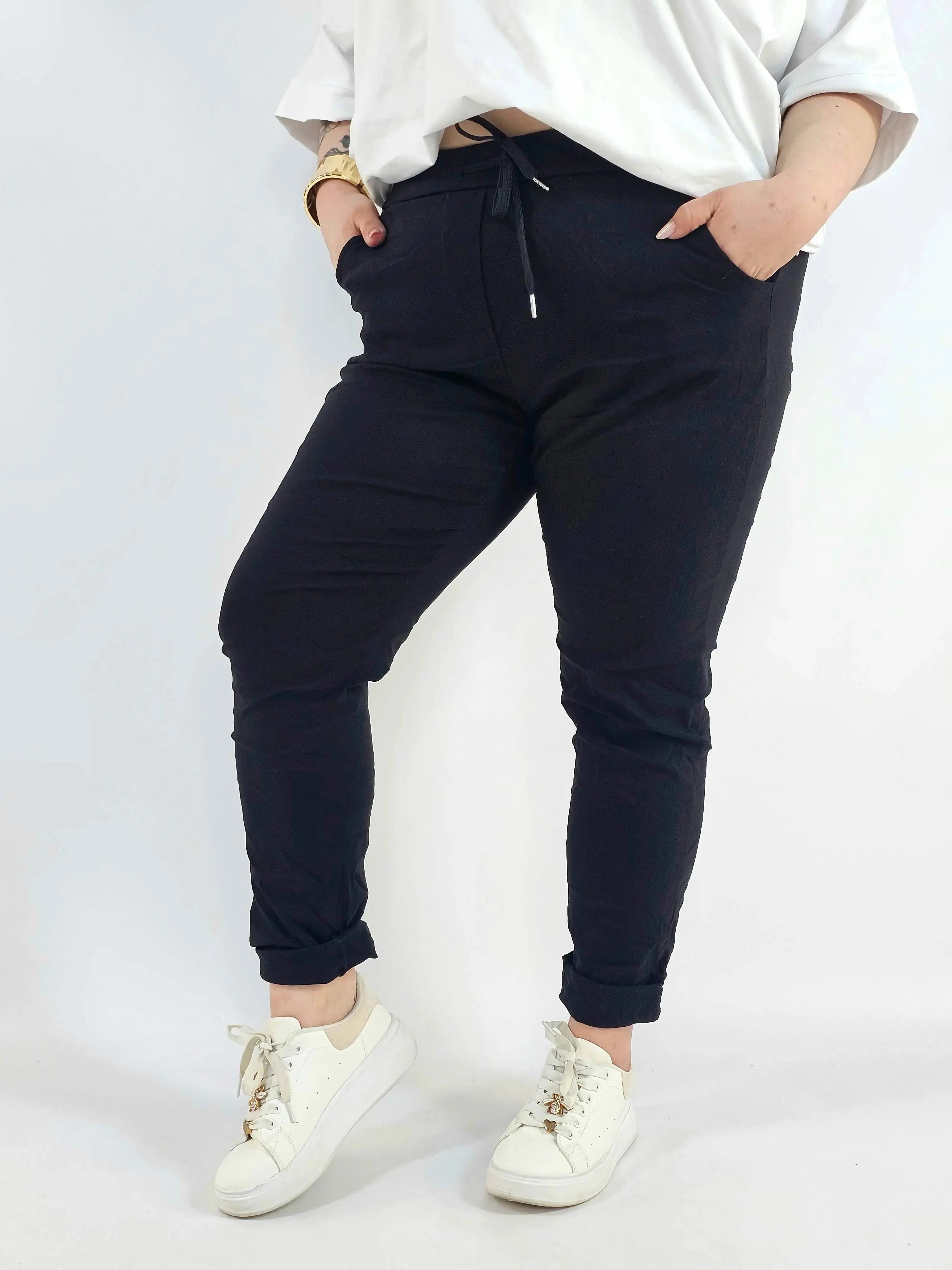 Spodnie Gnieciuchy Plus Size StylowaXL – Lekkość, Komfort i Styl w Jednym Stylowa XL