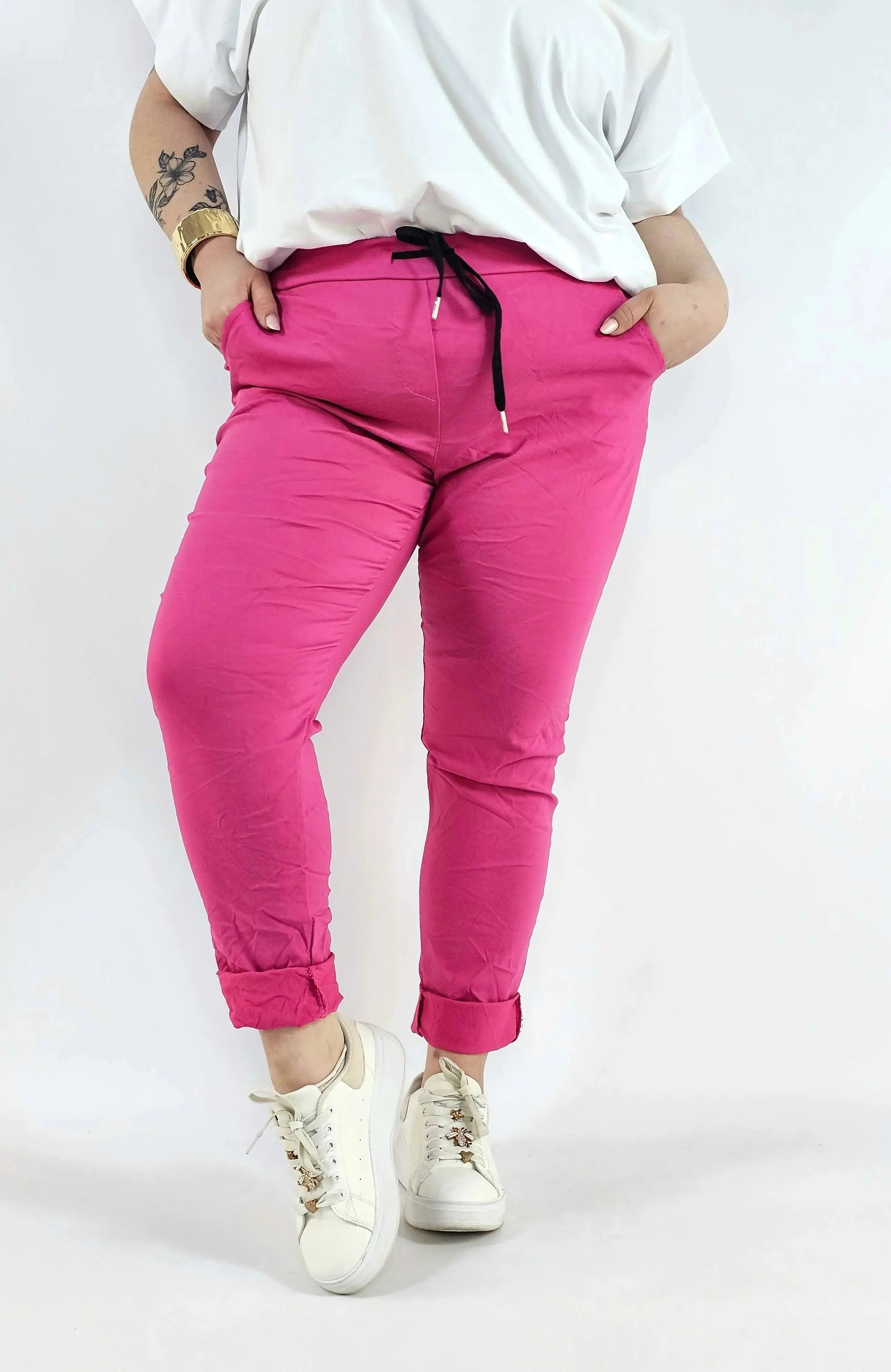 Spodnie Gnieciuchy Plus Size StylowaXL – Lekkość, Komfort i Styl w Jednym Stylowa XL