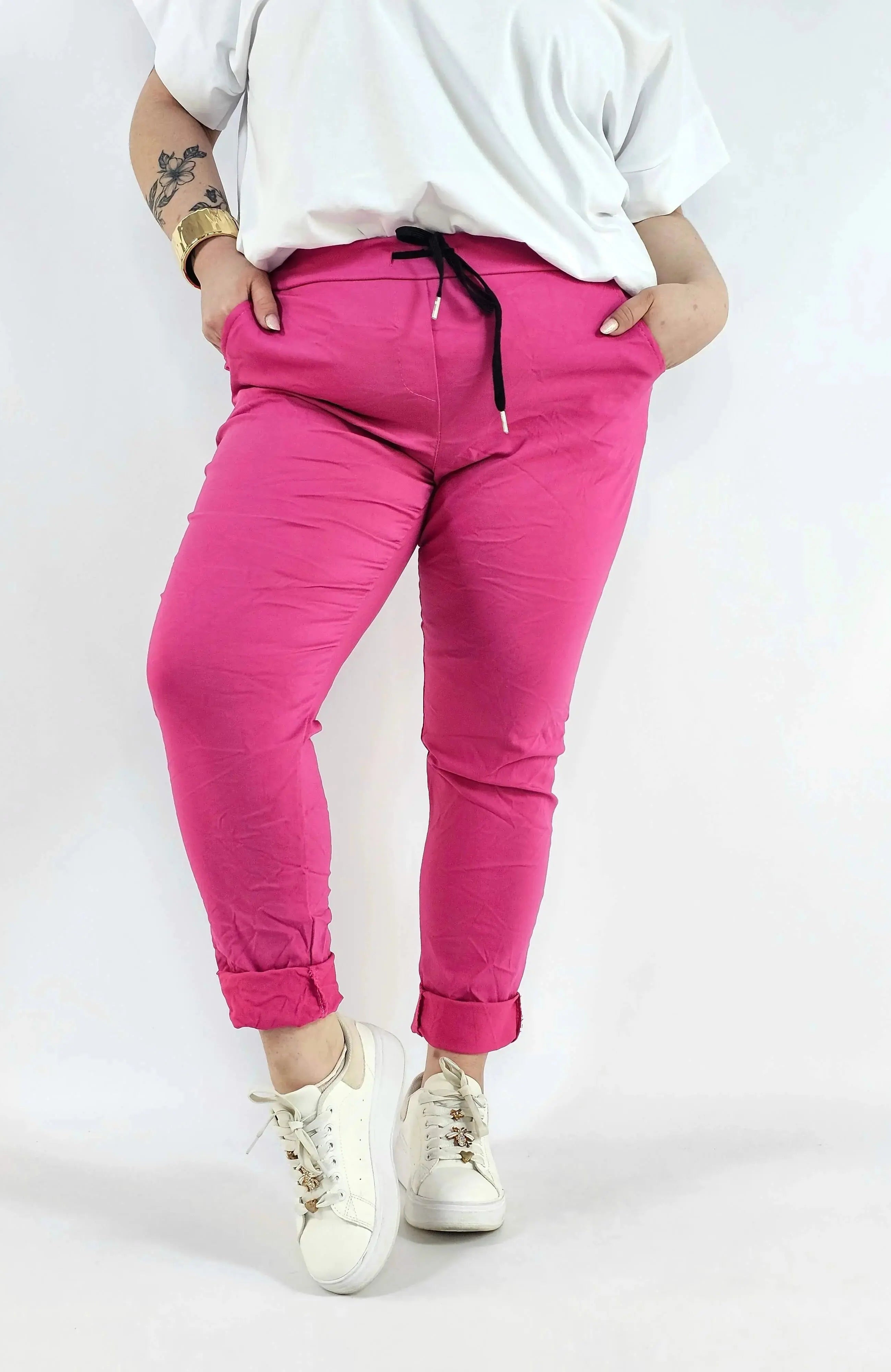 Spodnie Gnieciuchy Plus Size StylowaXL – Lekkość, Komfort i Styl w Jednym Stylowa XL