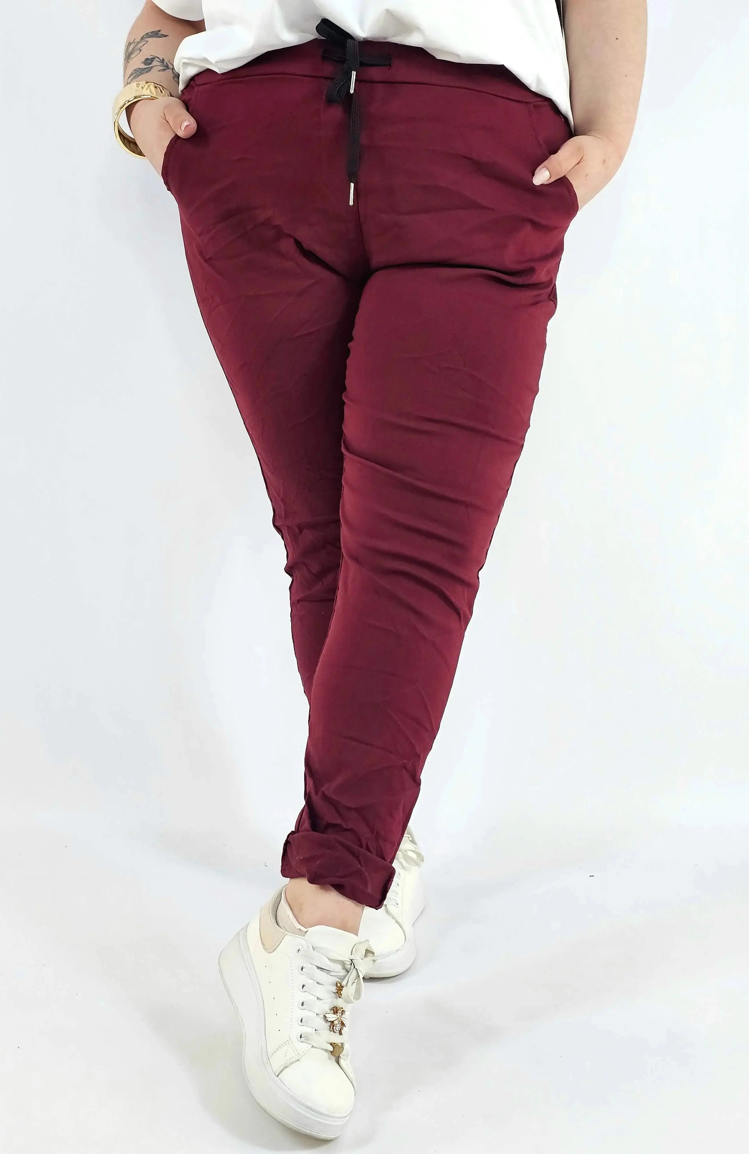 Spodnie Gnieciuchy Plus Size StylowaXL – Lekkość, Komfort i Styl w Jednym Stylowa XL