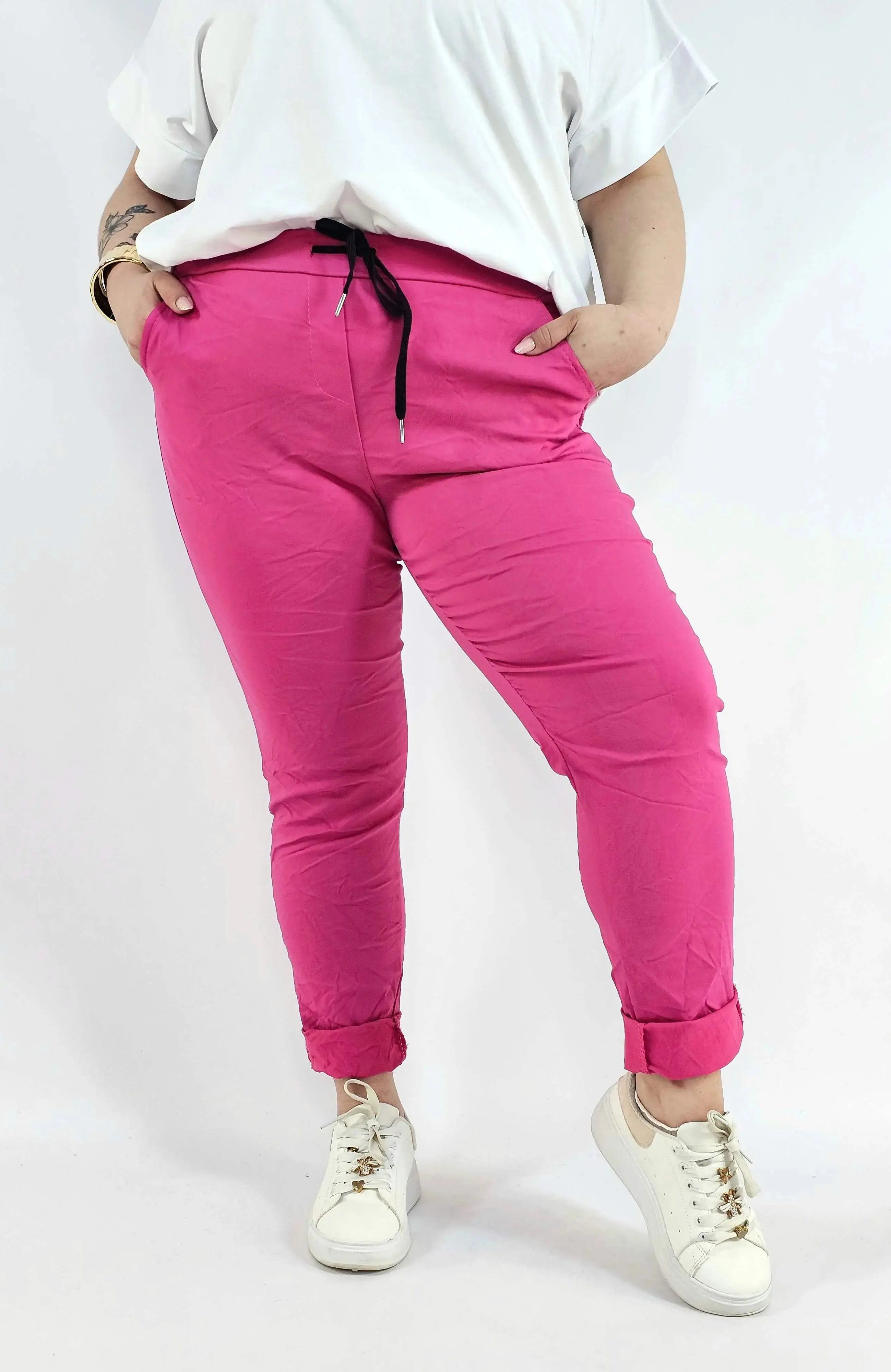 Spodnie Gnieciuchy Plus Size StylowaXL – Lekkość, Komfort i Styl w Jednym Stylowa XL