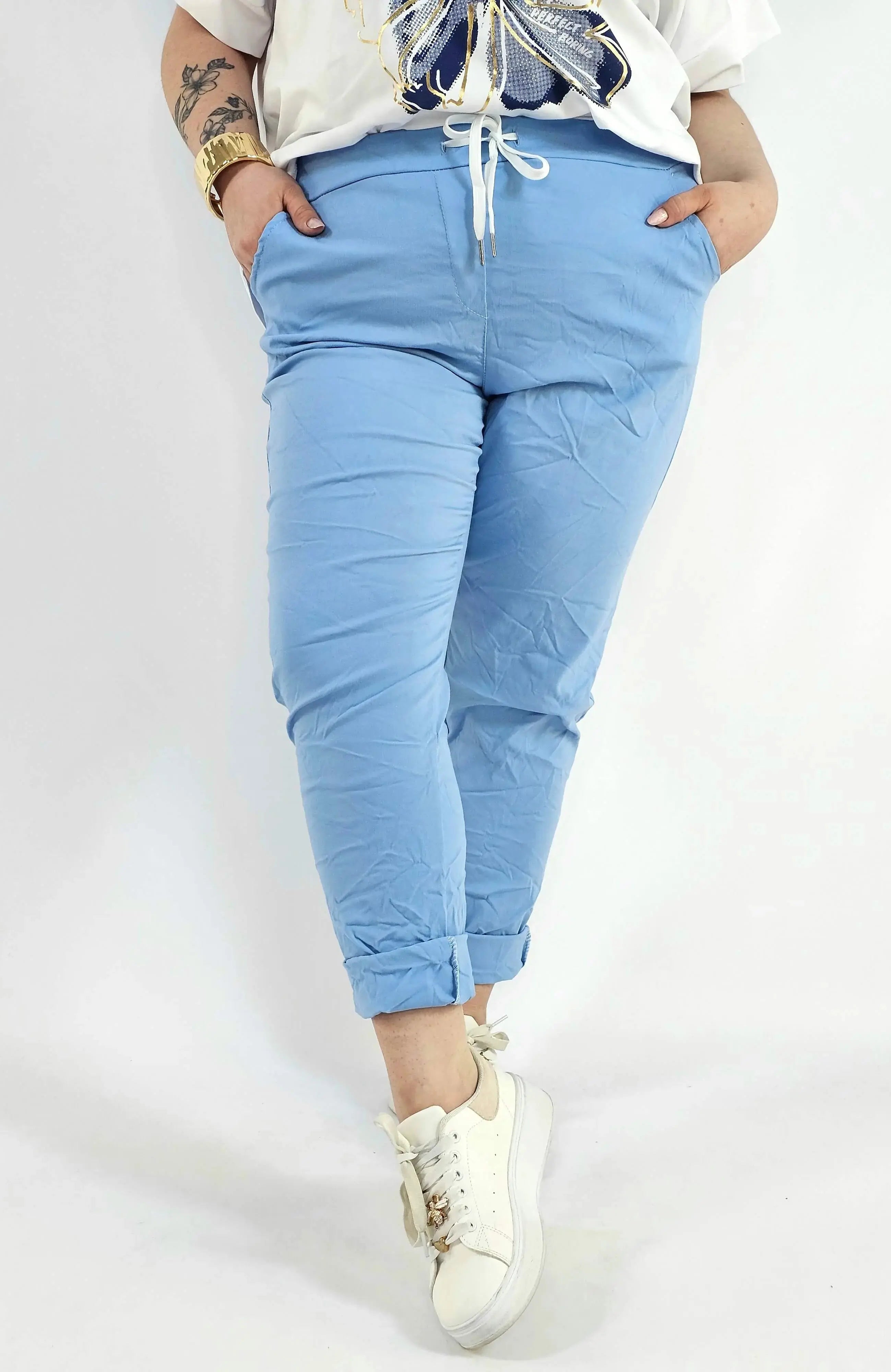 Spodnie Gnieciuchy Plus Size StylowaXL – Lekkość, Komfort i Styl w Jednym Stylowa XL