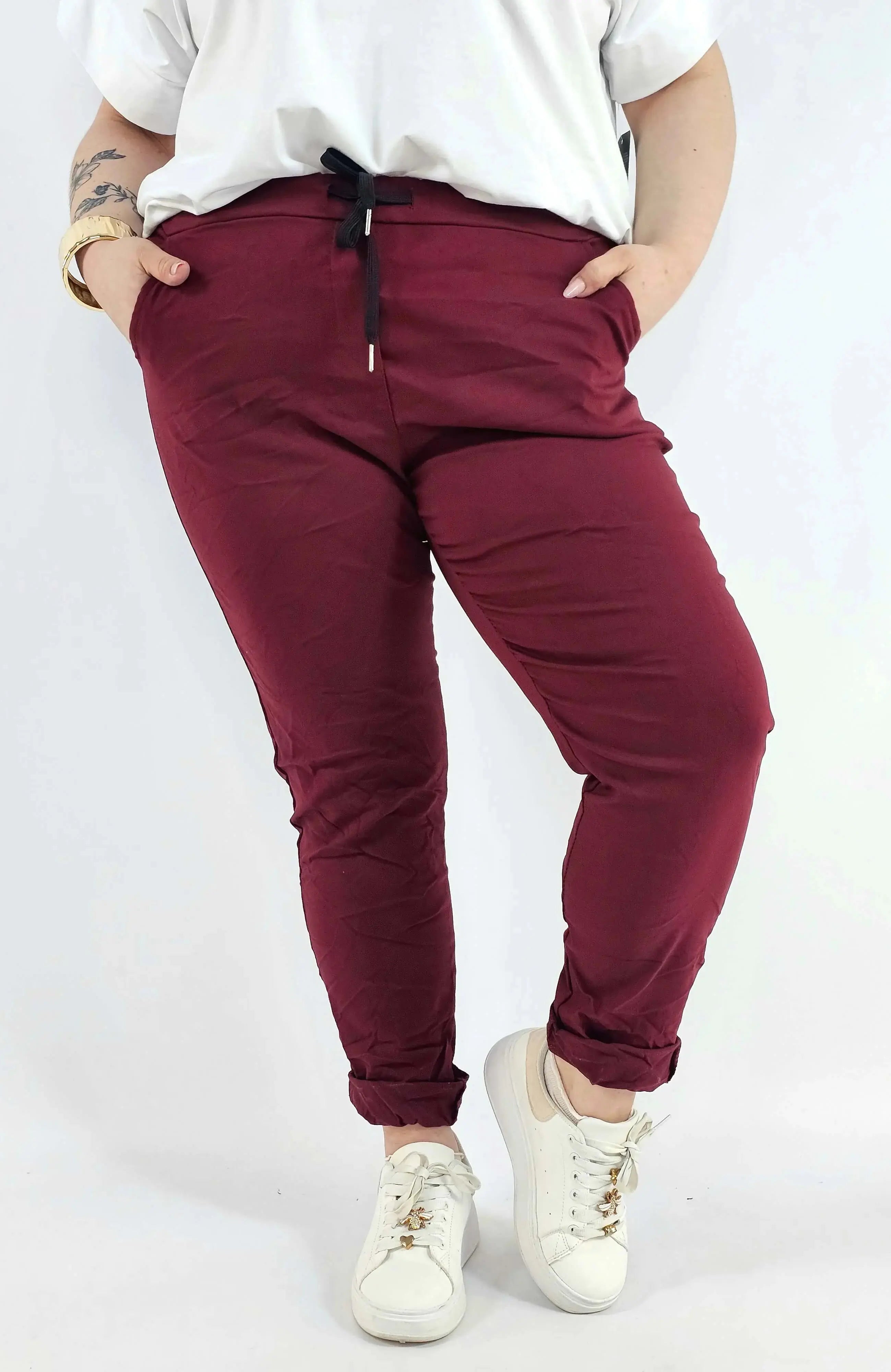 Spodnie Gnieciuchy Plus Size StylowaXL – Lekkość, Komfort i Styl w Jednym Stylowa XL