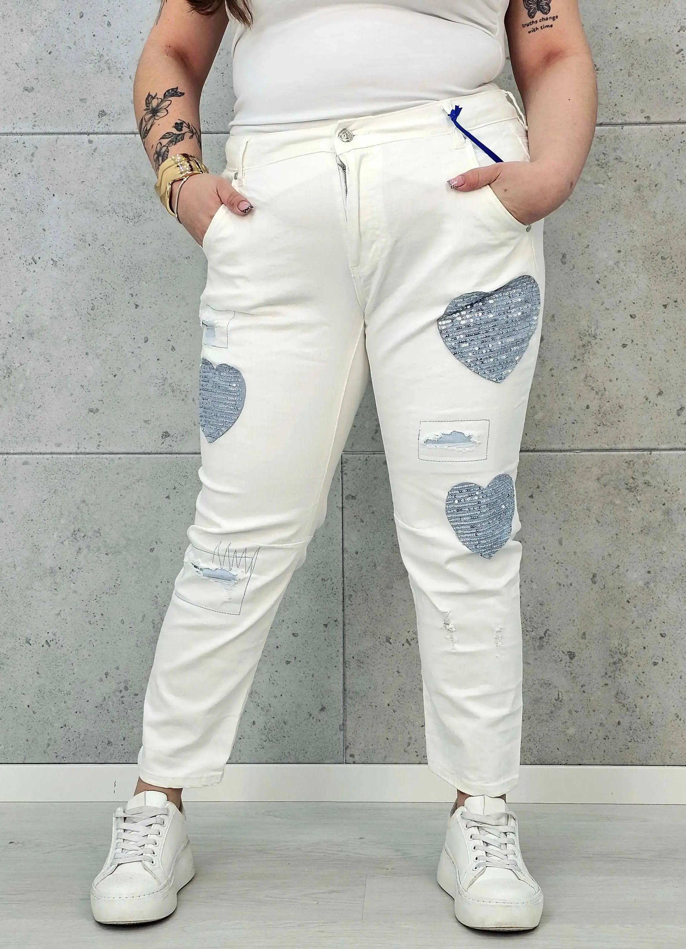 Spodnie jeansowe damskie plus size – modne, wygodne i stylowe Stylowa XL