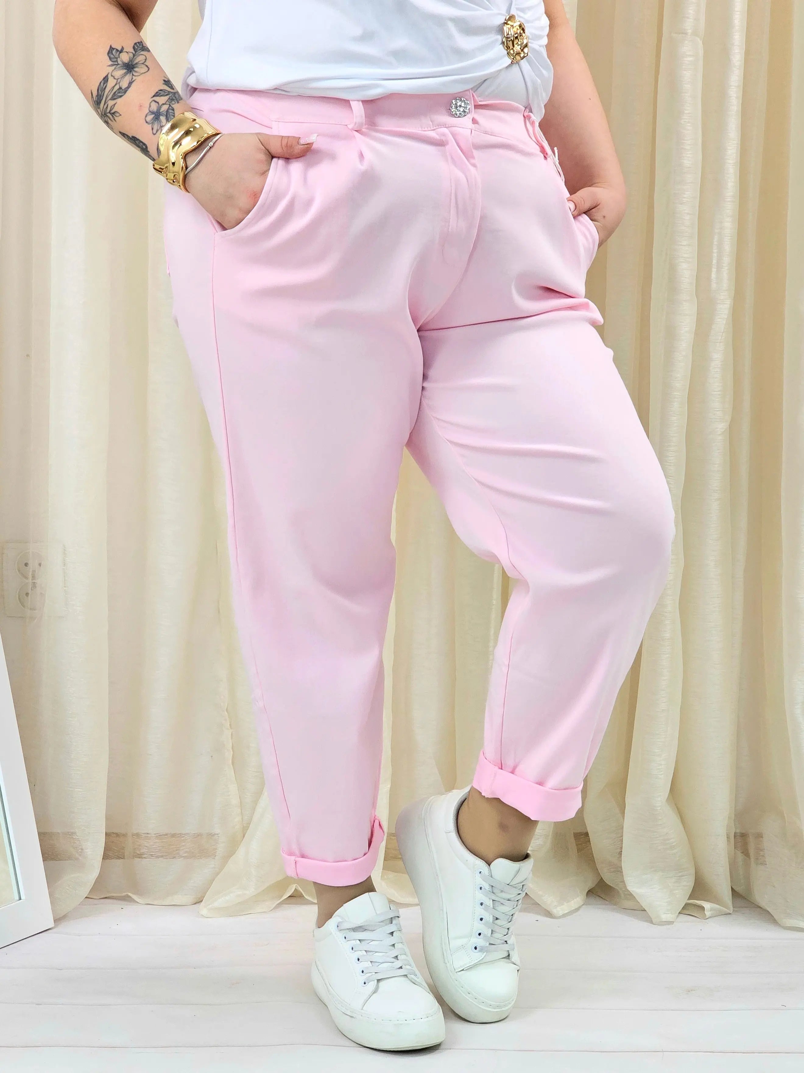 Spodnie plus size Livans – wygodne spodnie damskie XXL na co dzień i do stylizacji Stylowa XL