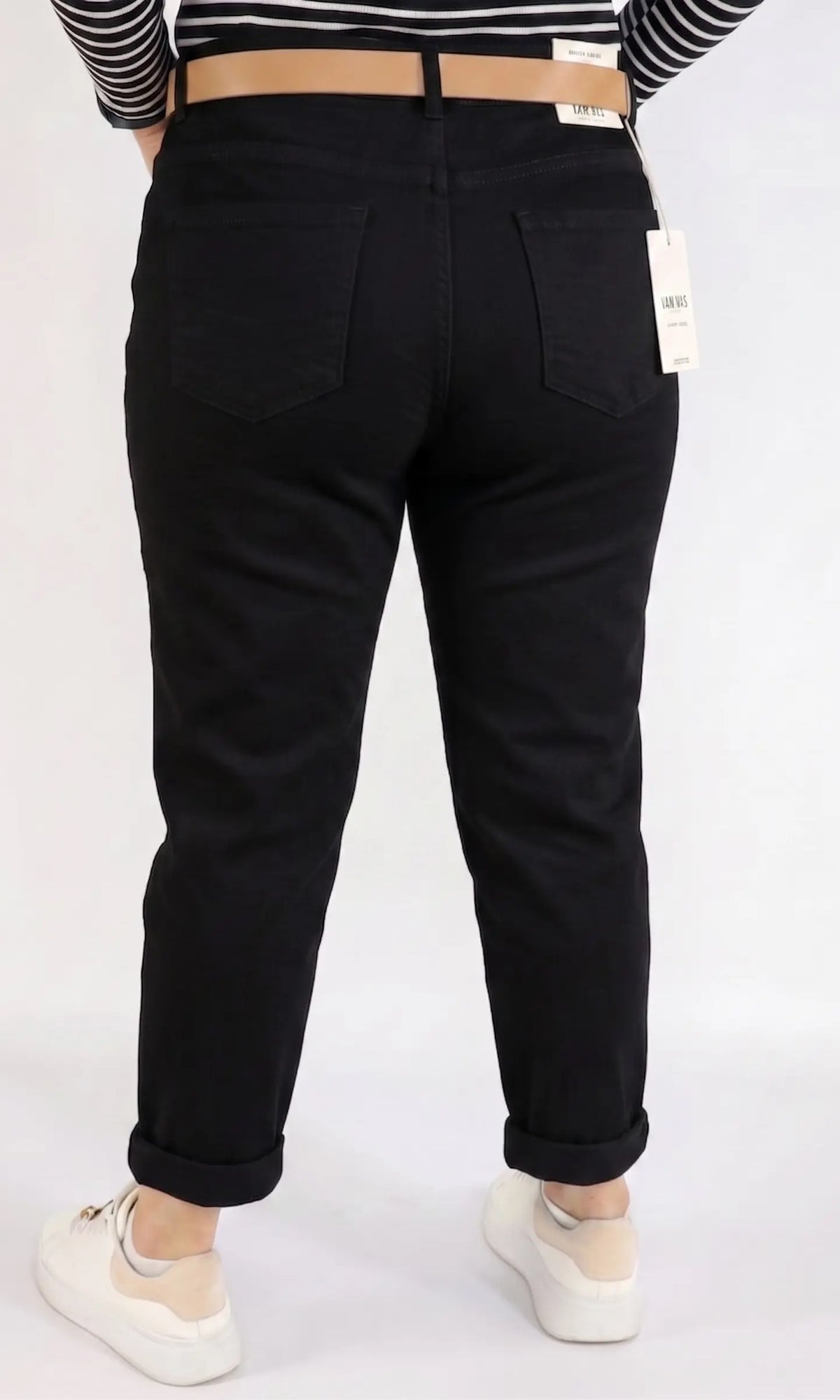 Spodnie plus size czarne damskie klasyczne – wygodne spodnie XXL z wysokim komfortem noszenia Stylowa XL