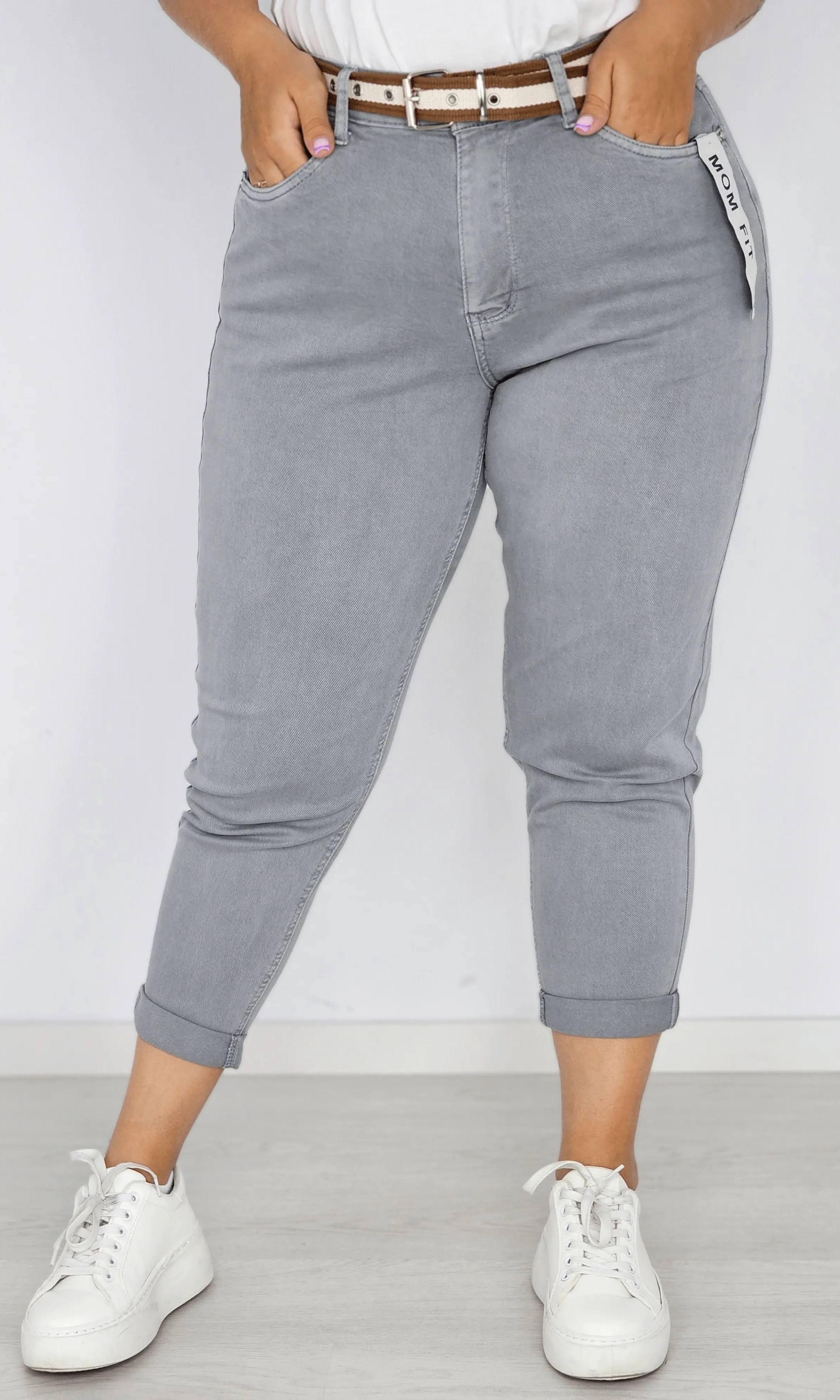 Spodnie typu mom fit Stylowa XL