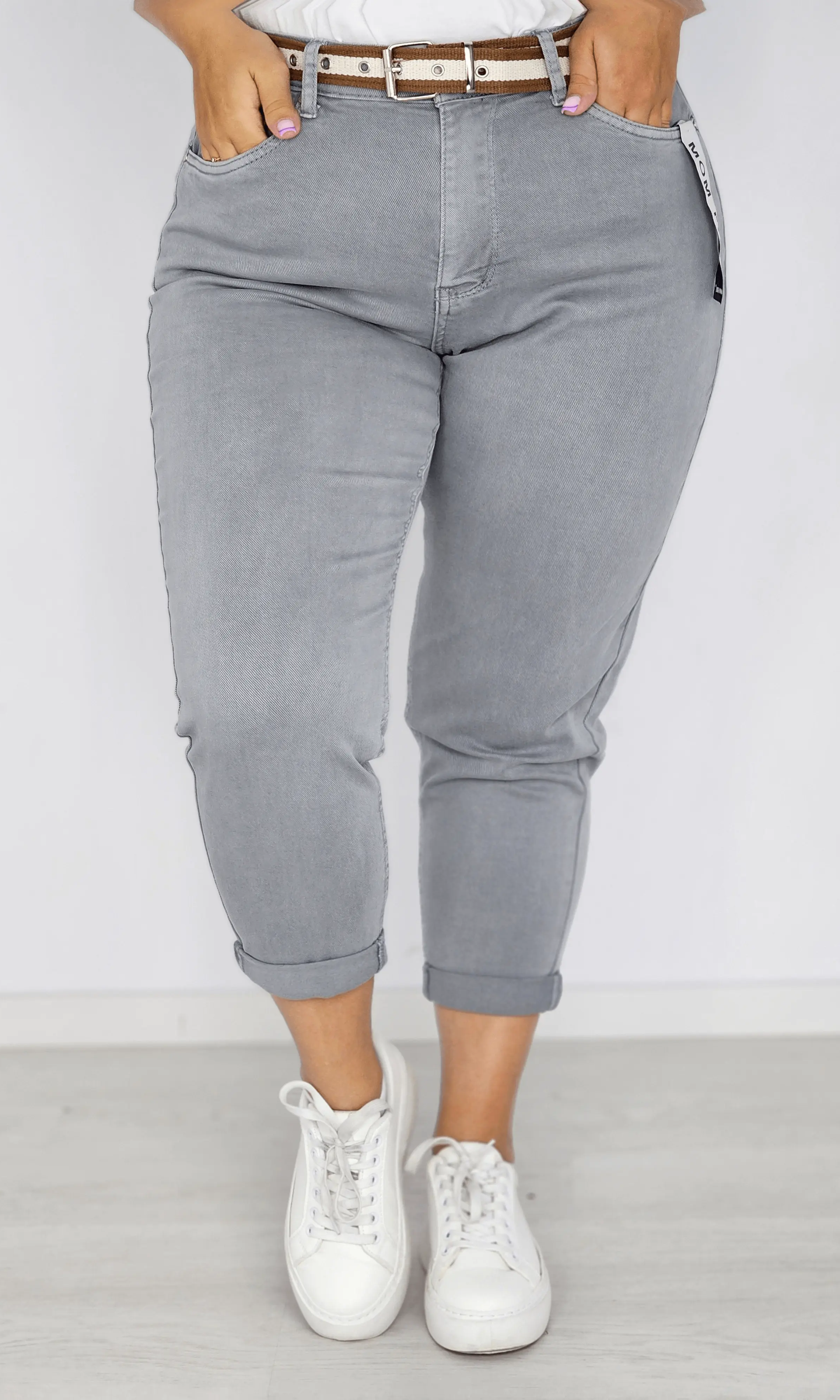 Spodnie typu mom fit Stylowa XL