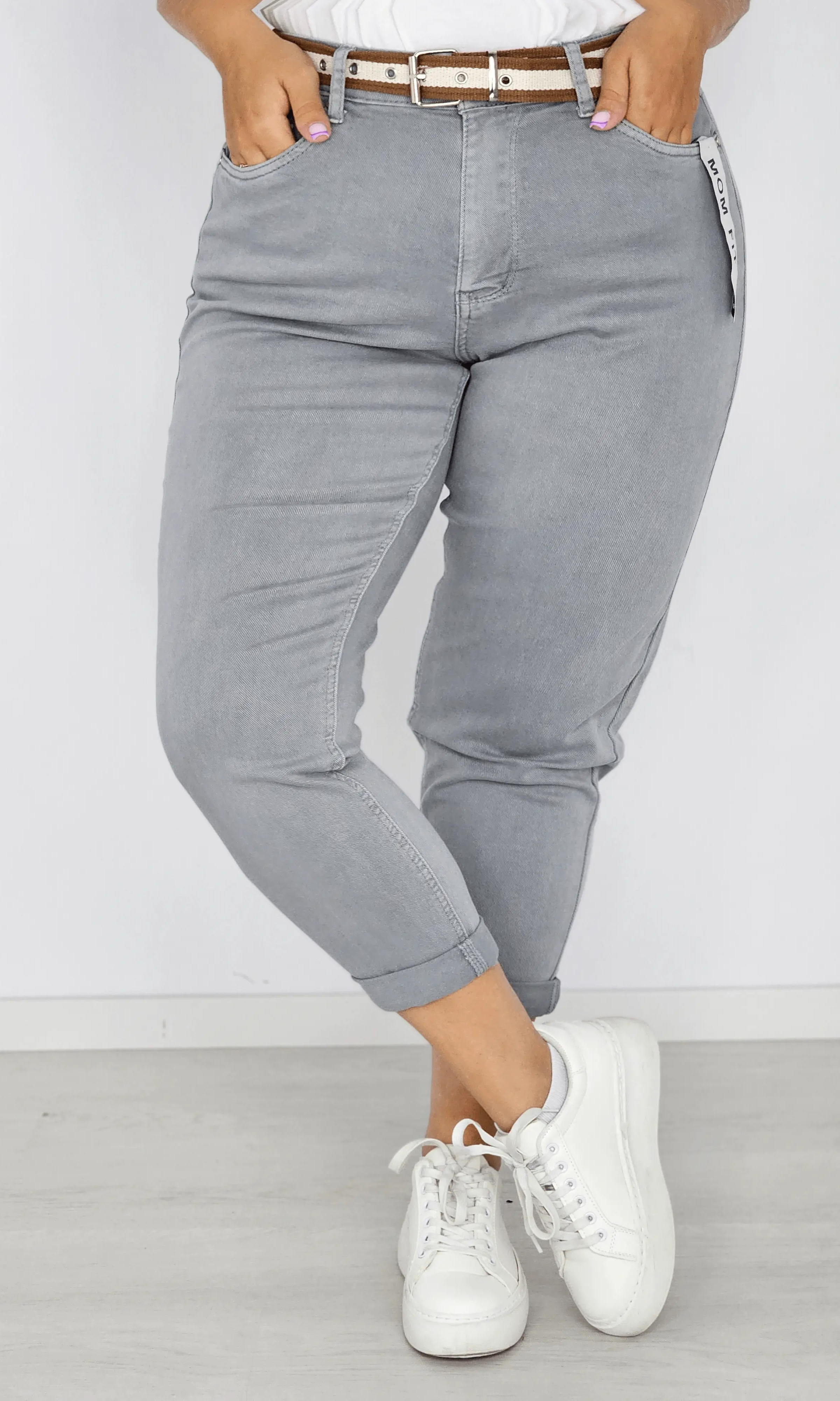 Spodnie typu mom fit Stylowa XL