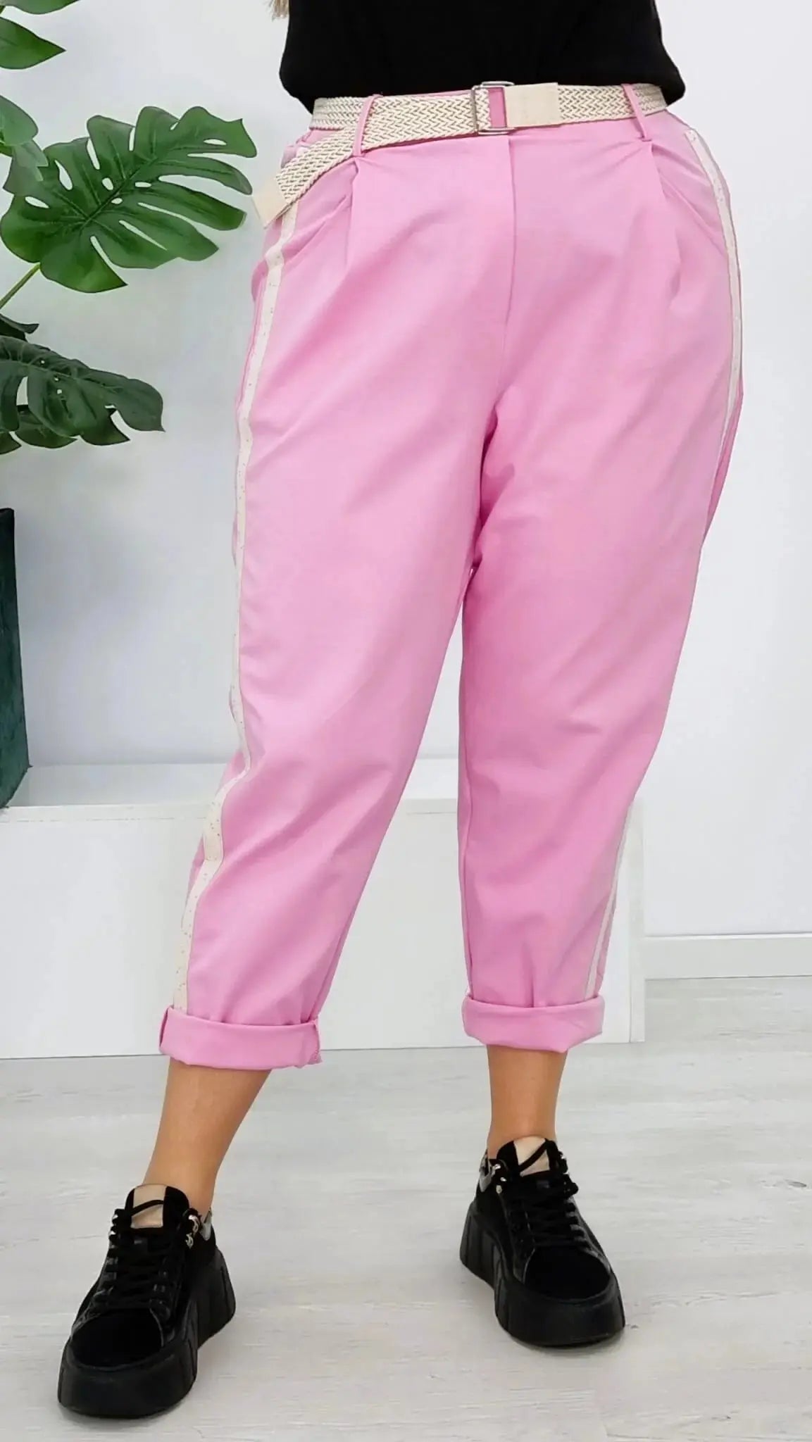 Spodnie z lampasem Stylowa XL