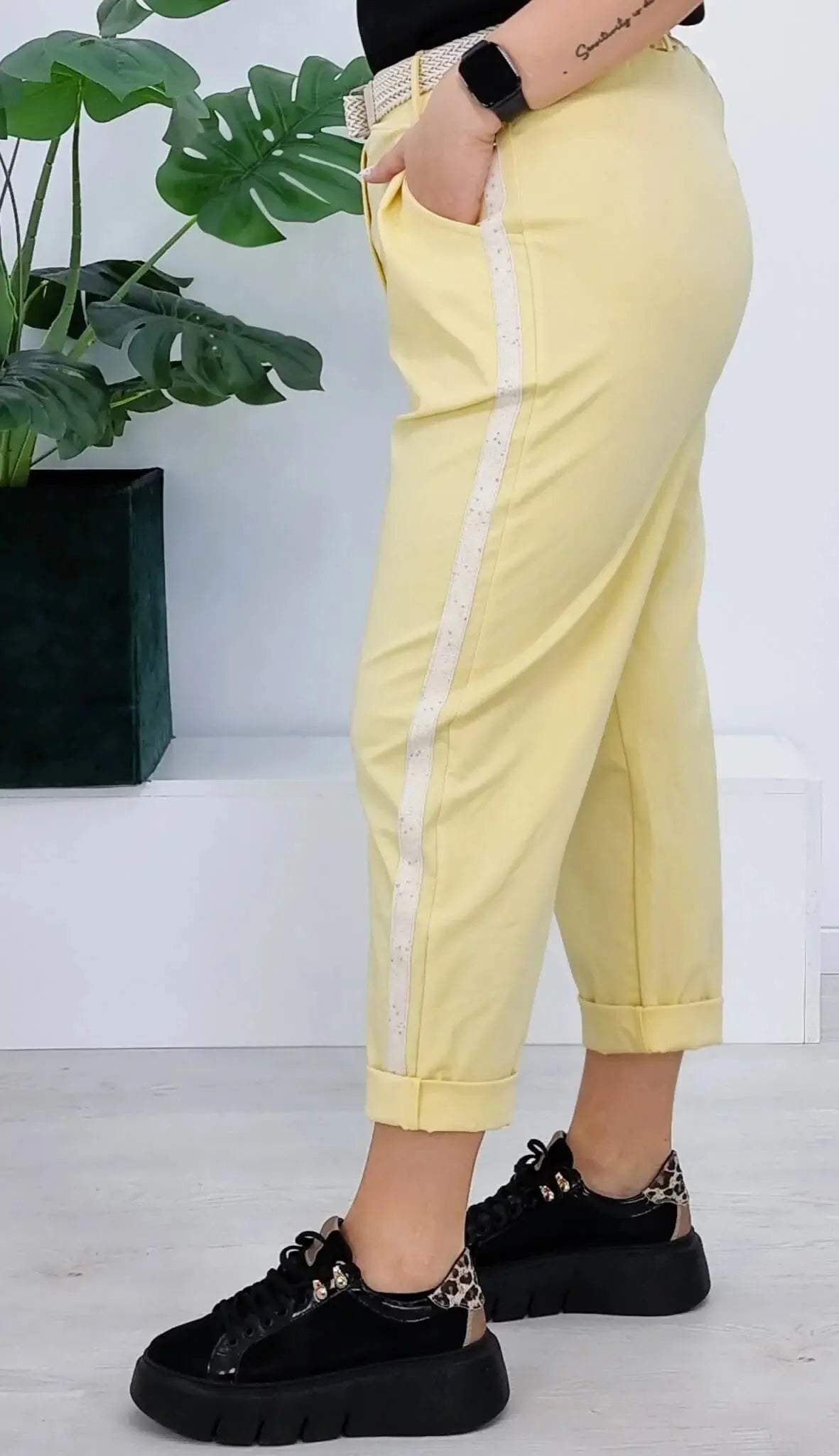 Spodnie z lampasem Stylowa XL