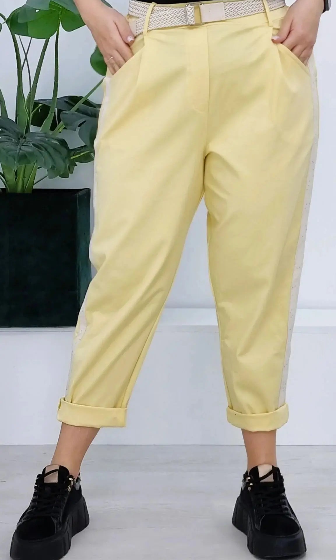 Spodnie z lampasem Stylowa XL