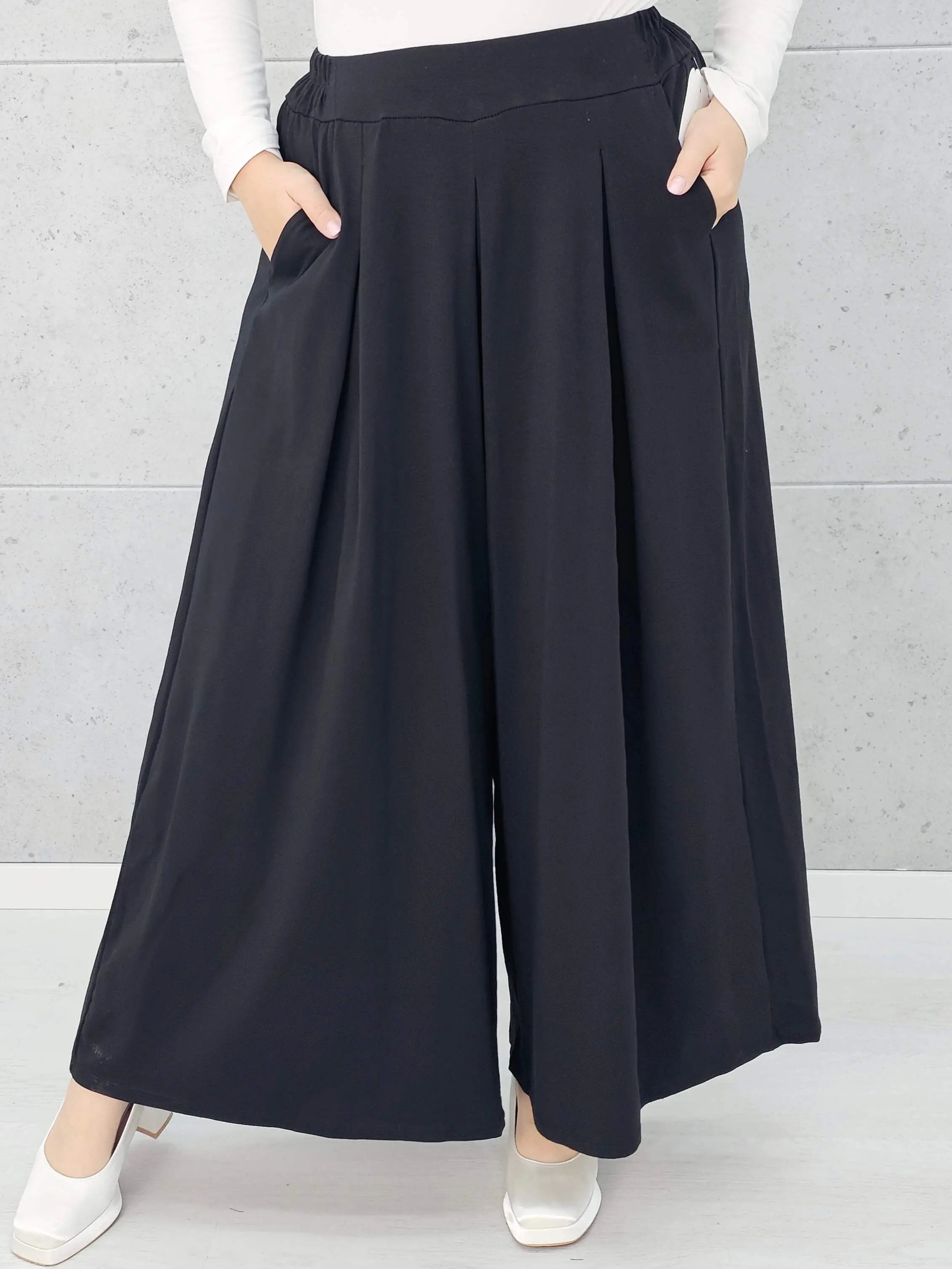 Spodnie z szeroką nogawką Stylowa XL