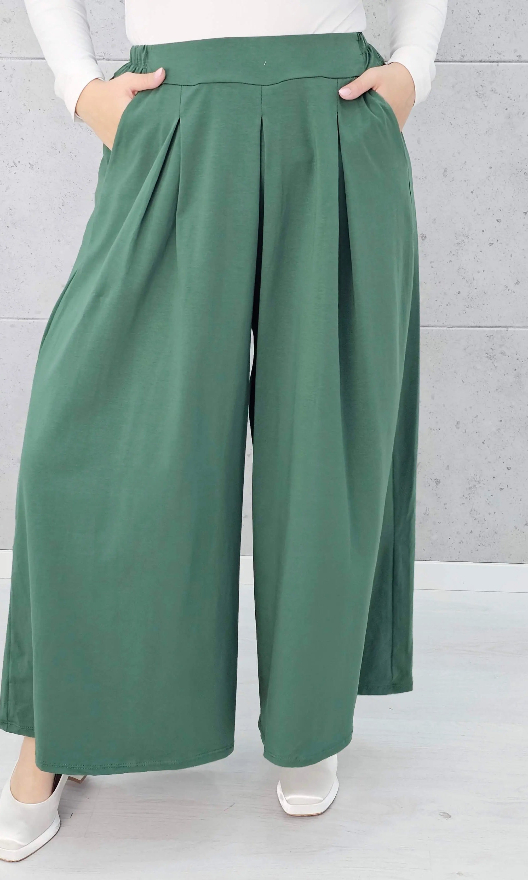 Spodnie z szeroką nogawką Stylowa XL