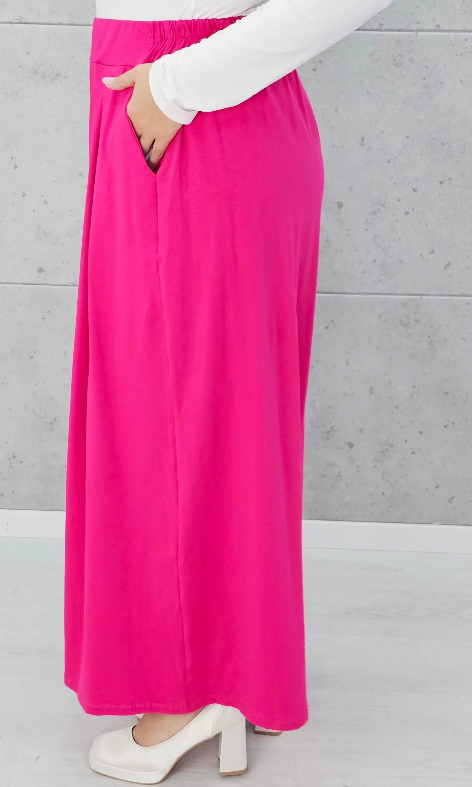 Spodnie z szeroką nogawką Stylowa XL