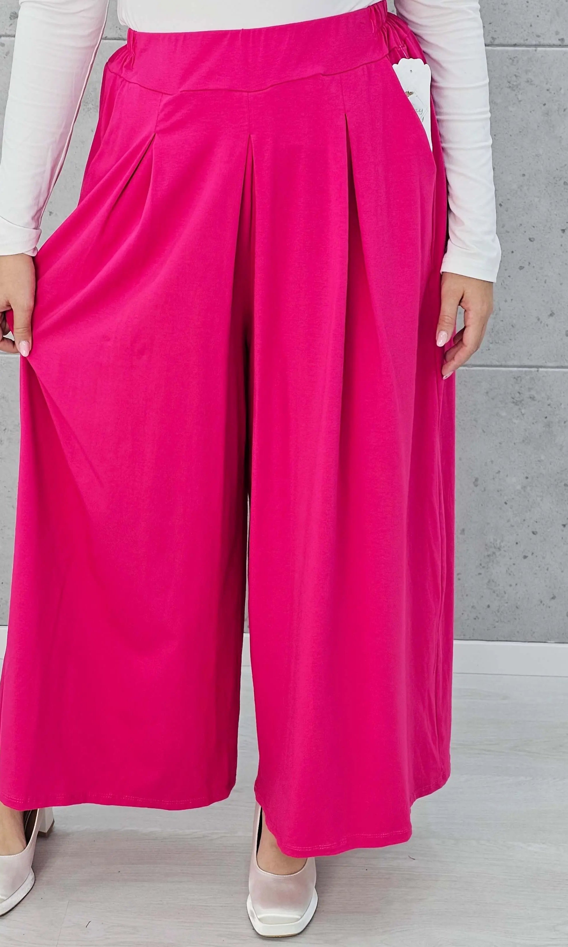 Spodnie z szeroką nogawką Stylowa XL