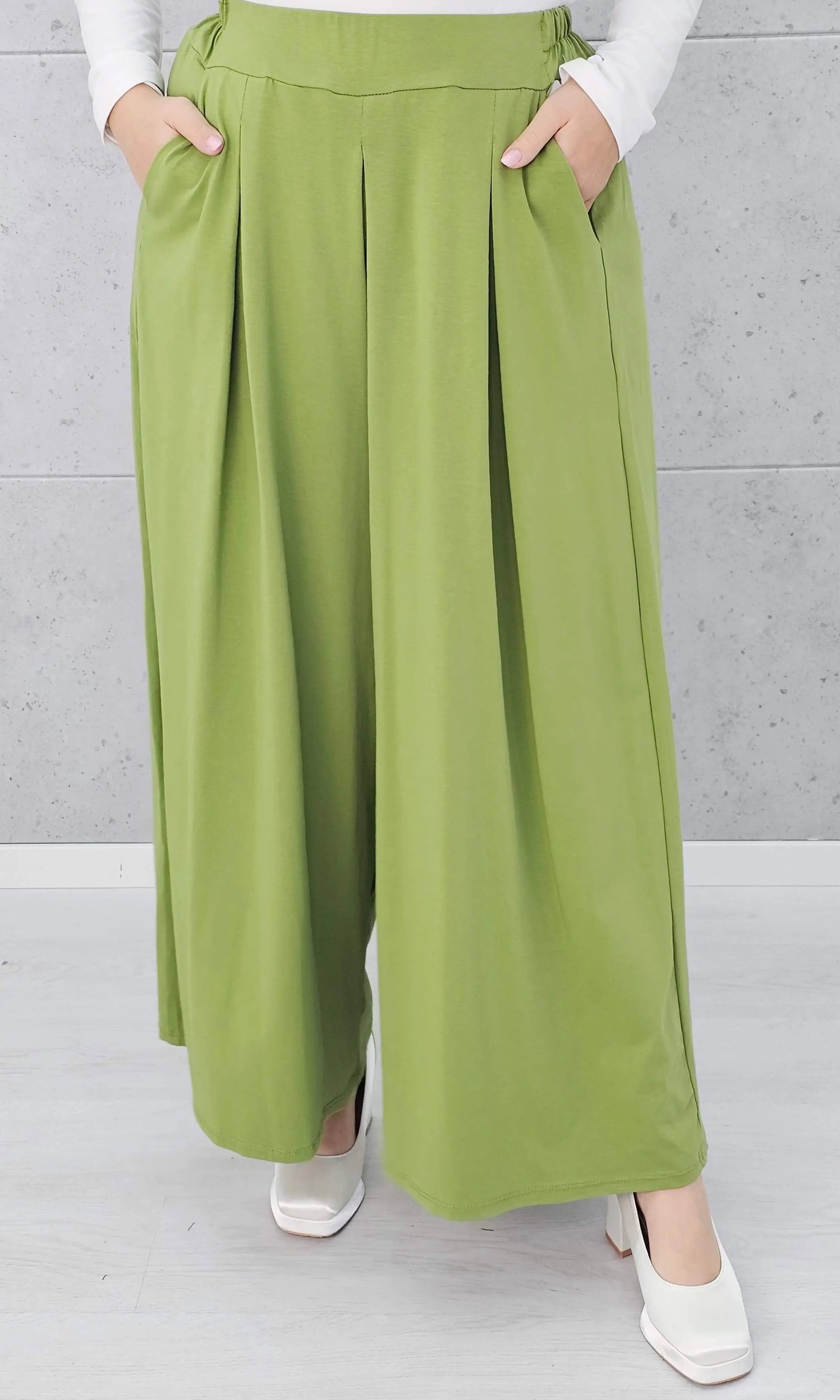 Spodnie z szeroką nogawką Stylowa XL