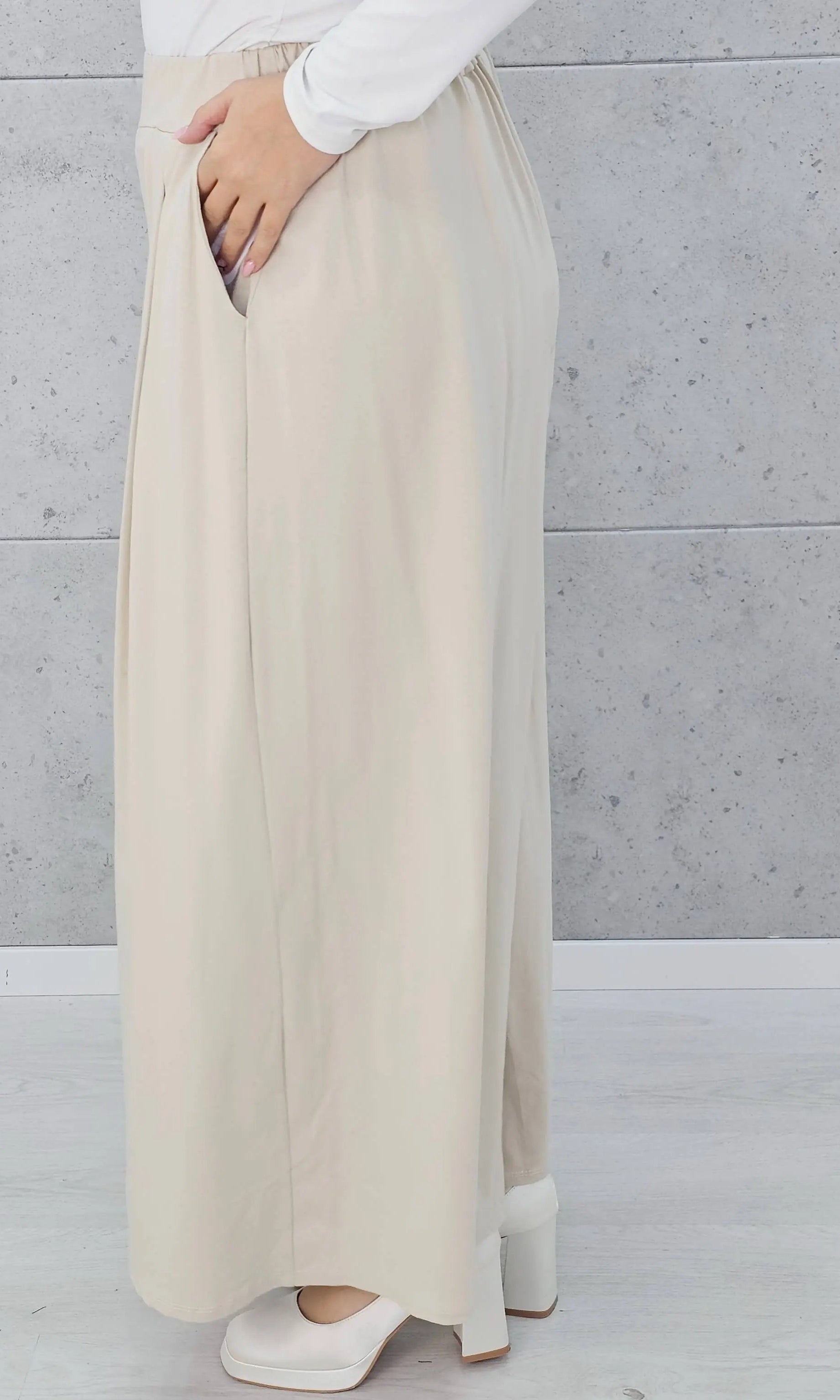 Spodnie z szeroką nogawką Stylowa XL