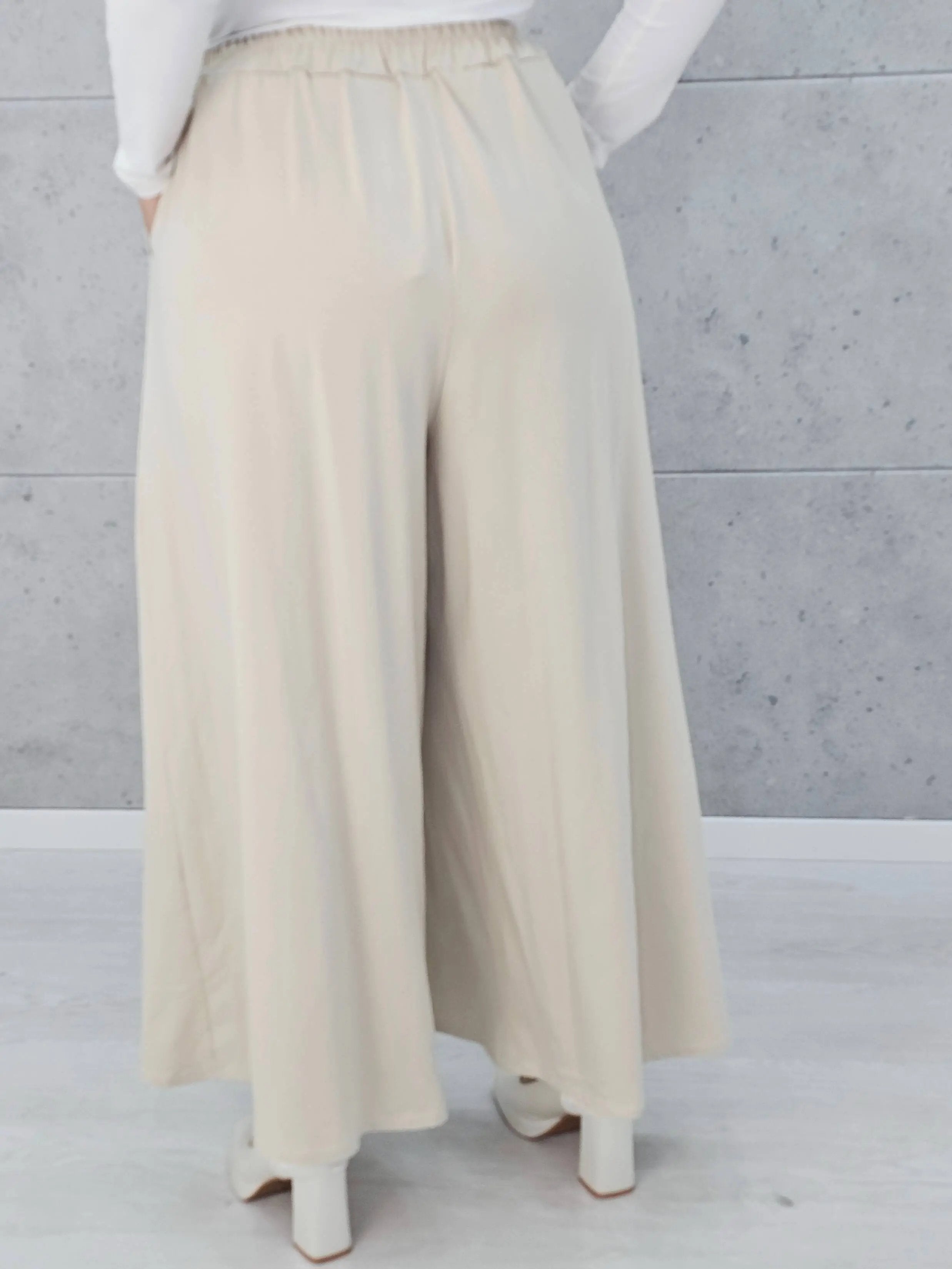 Spodnie z szeroką nogawką Stylowa XL