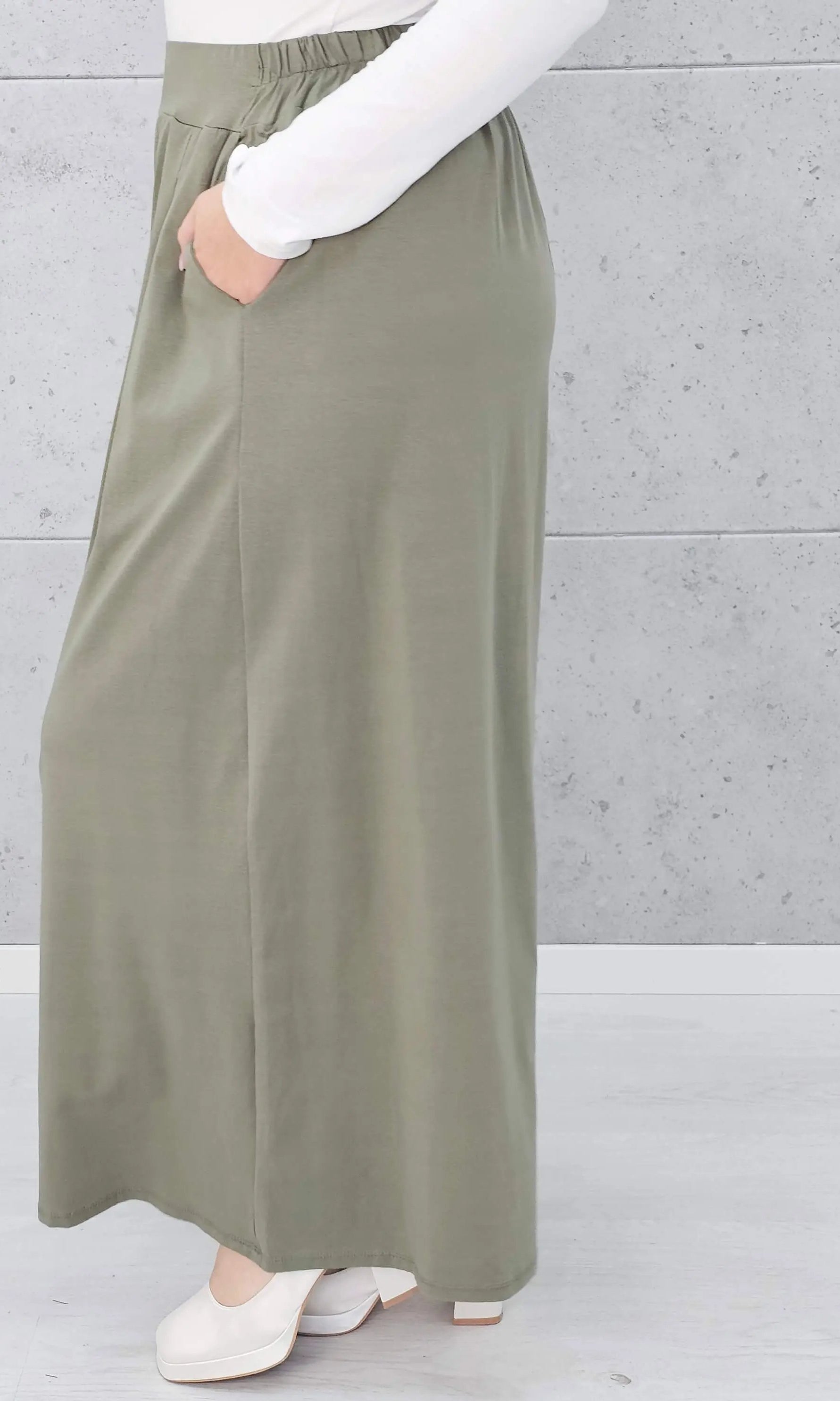 Spodnie z szeroką nogawką Stylowa XL