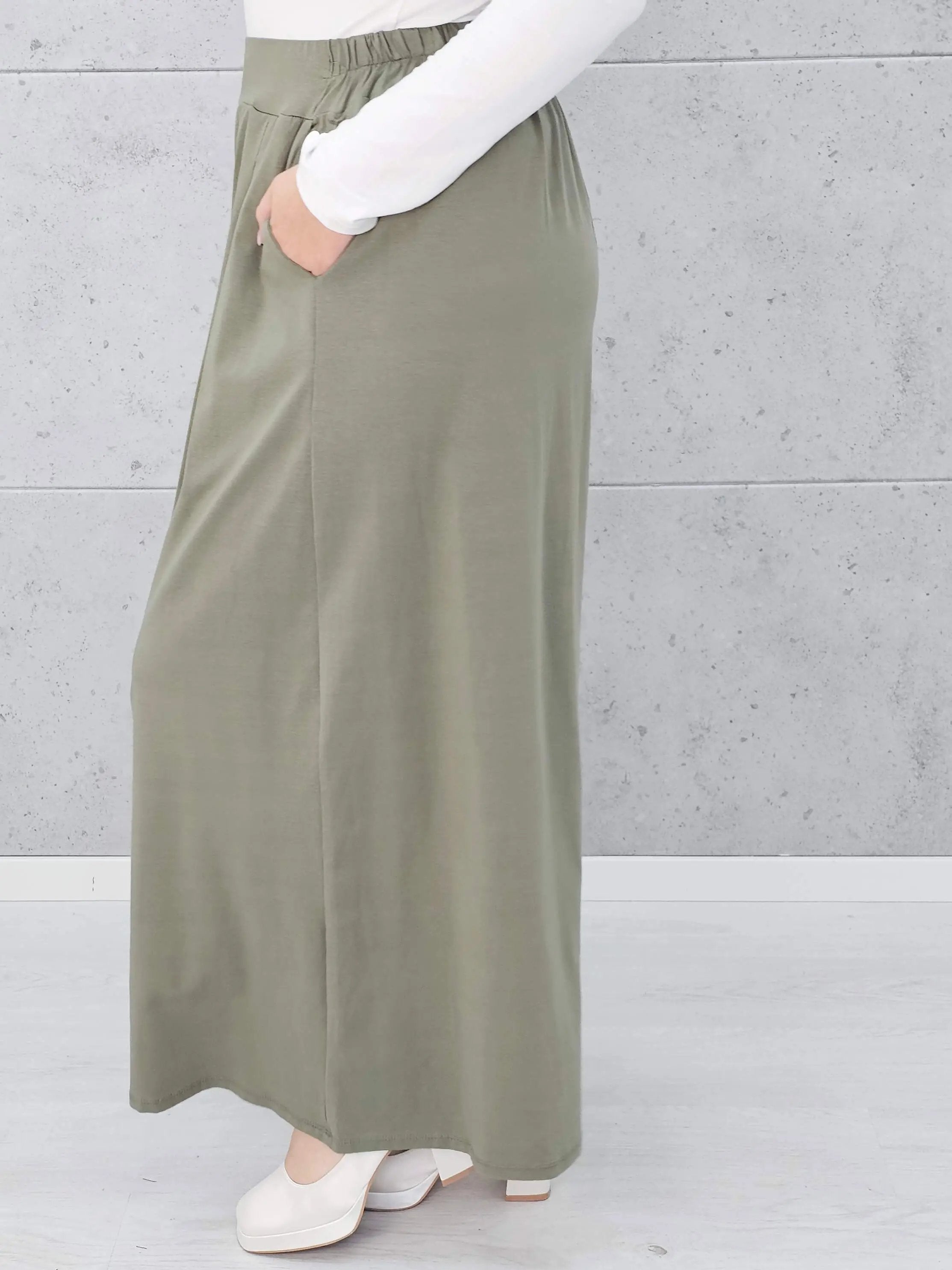 Spodnie z szeroką nogawką Stylowa XL