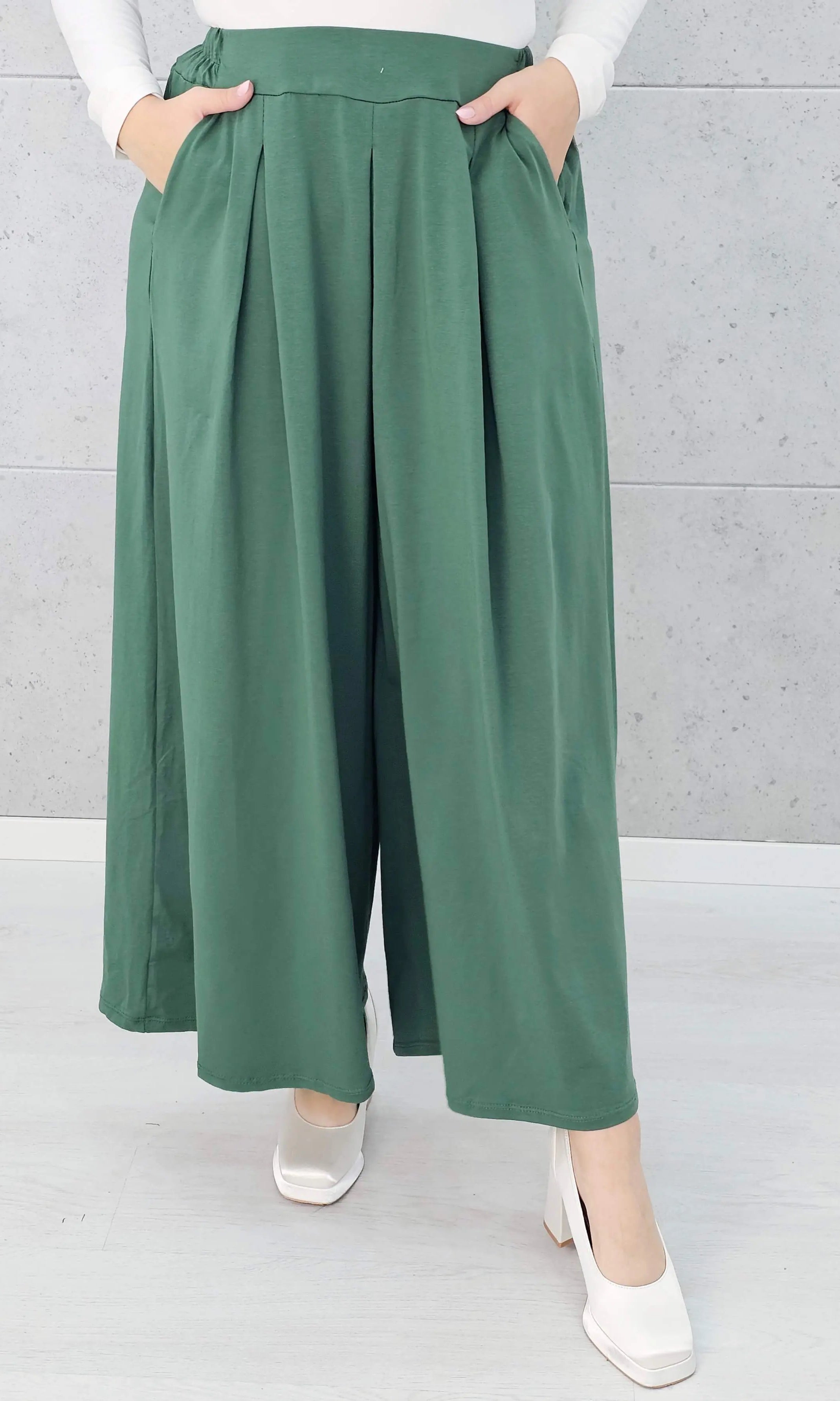 Spodnie z szeroką nogawką Stylowa XL