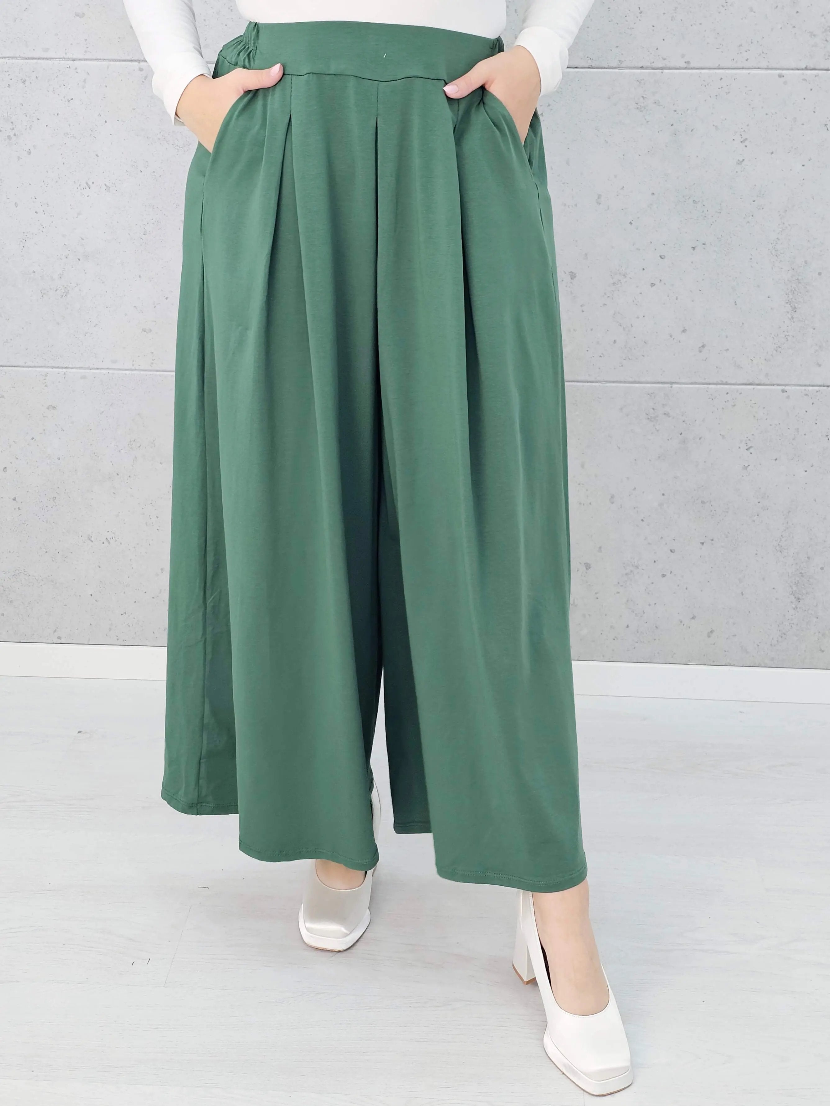 Spodnie z szeroką nogawką Stylowa XL