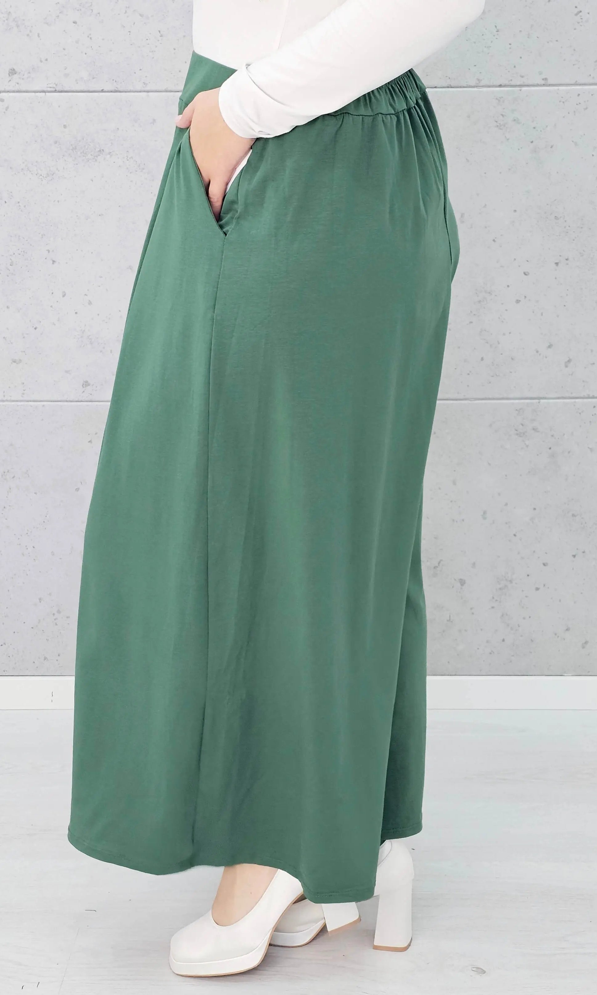 Spodnie z szeroką nogawką Stylowa XL