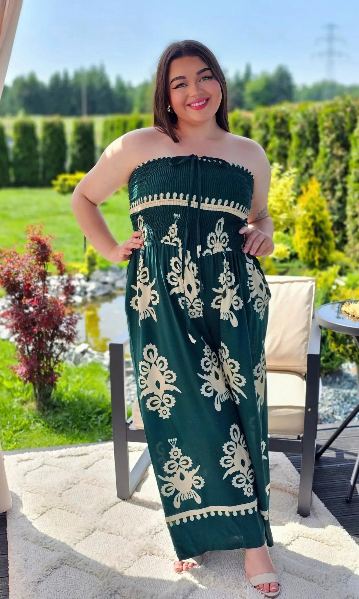 Stylowy kombinezon z kieszeniami - w kilku kolorach Stylowa XL