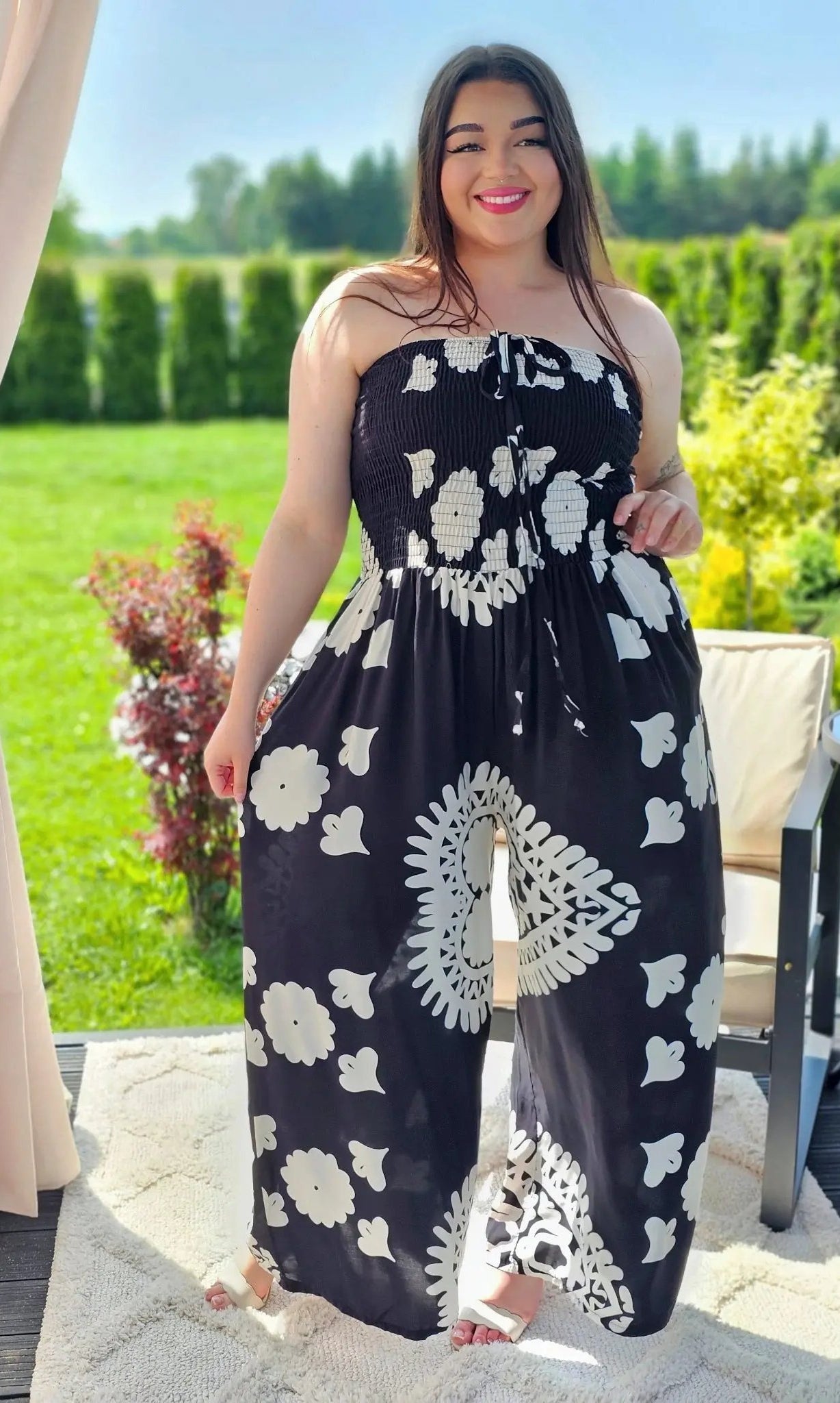 Stylowy kombinezon z kieszeniami - w kilku kolorach Stylowa XL