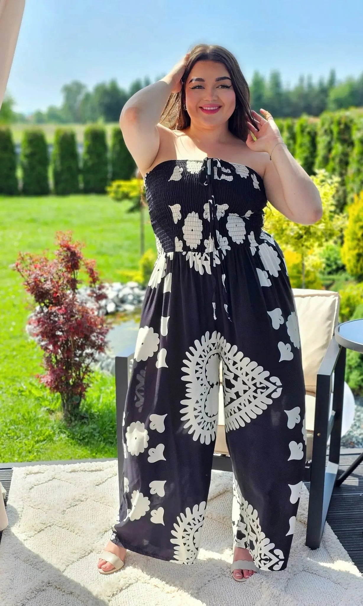 Stylowy kombinezon z kieszeniami - w kilku kolorach Stylowa XL