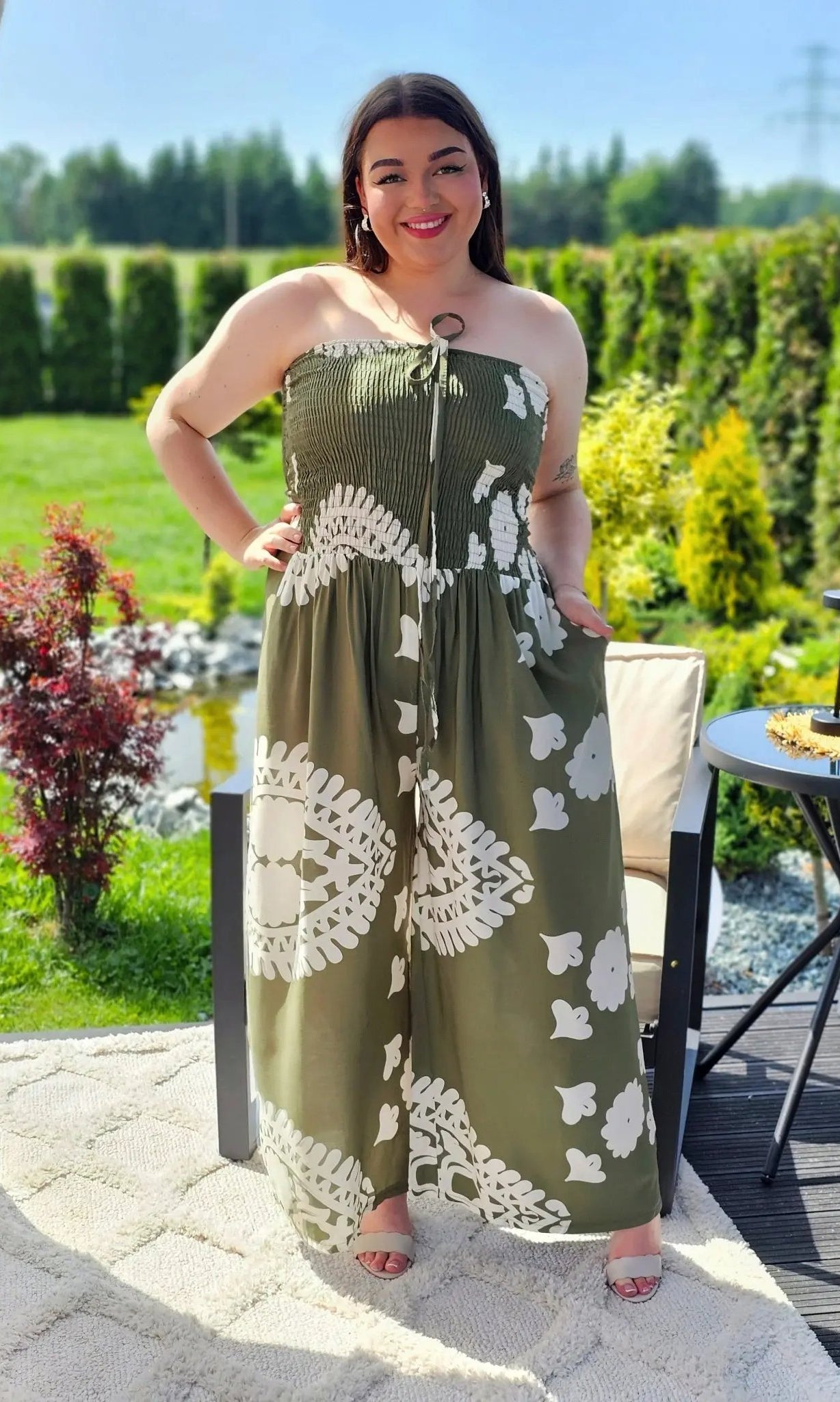 Stylowy kombinezon z kieszeniami - w kilku kolorach Stylowa XL