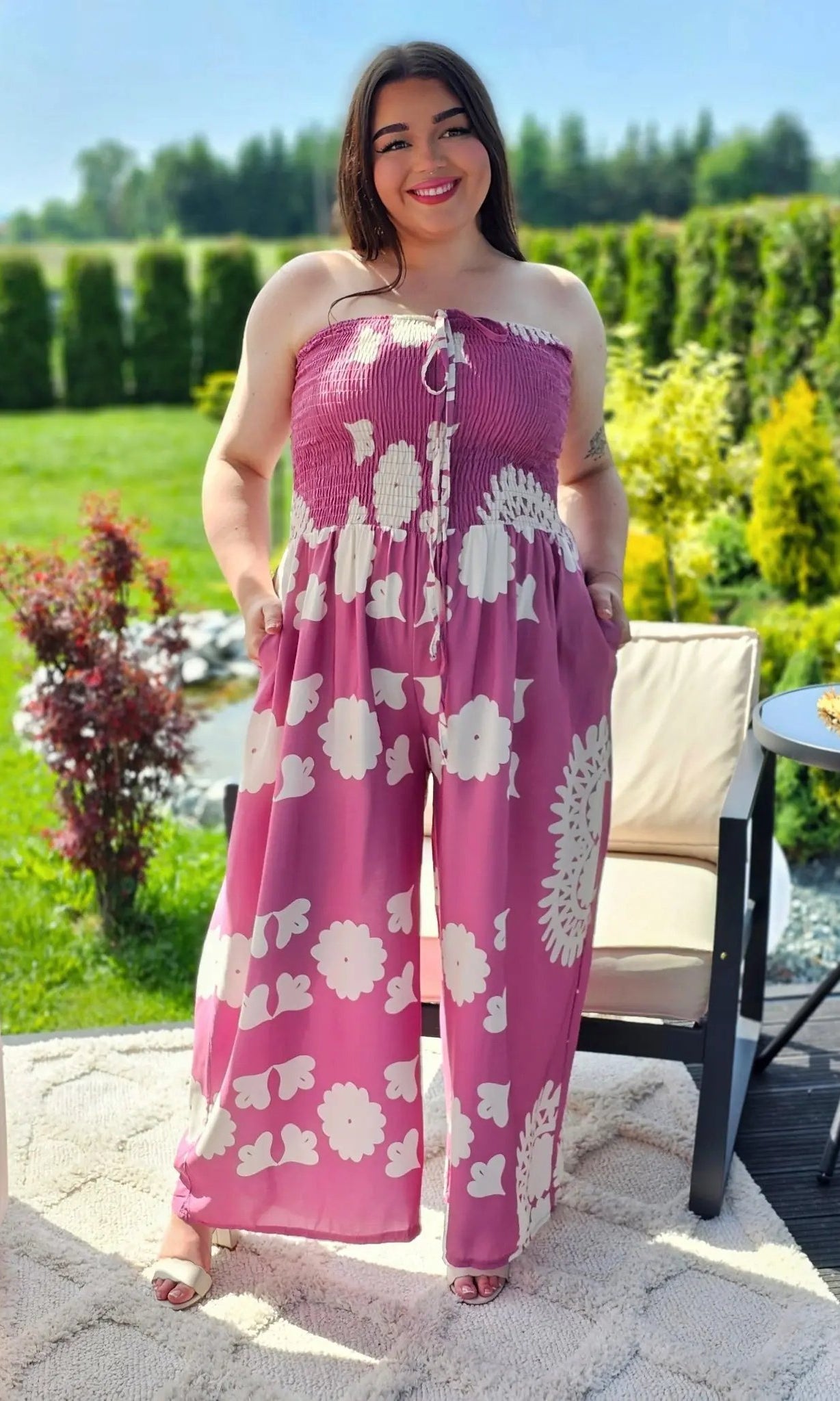 Stylowy kombinezon z kieszeniami - w kilku kolorach Stylowa XL