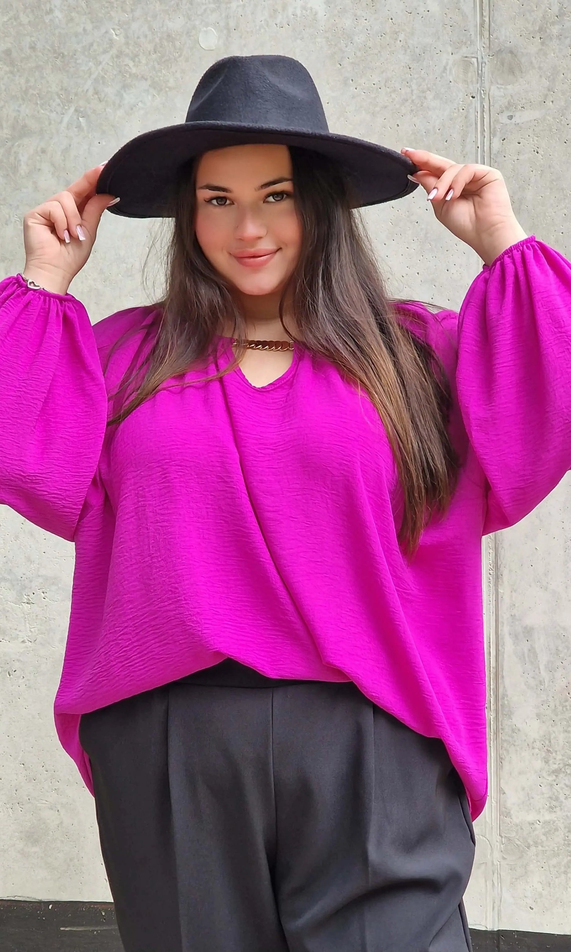 Subtelna elegancja i wygoda  bluzka. Stylowa XL