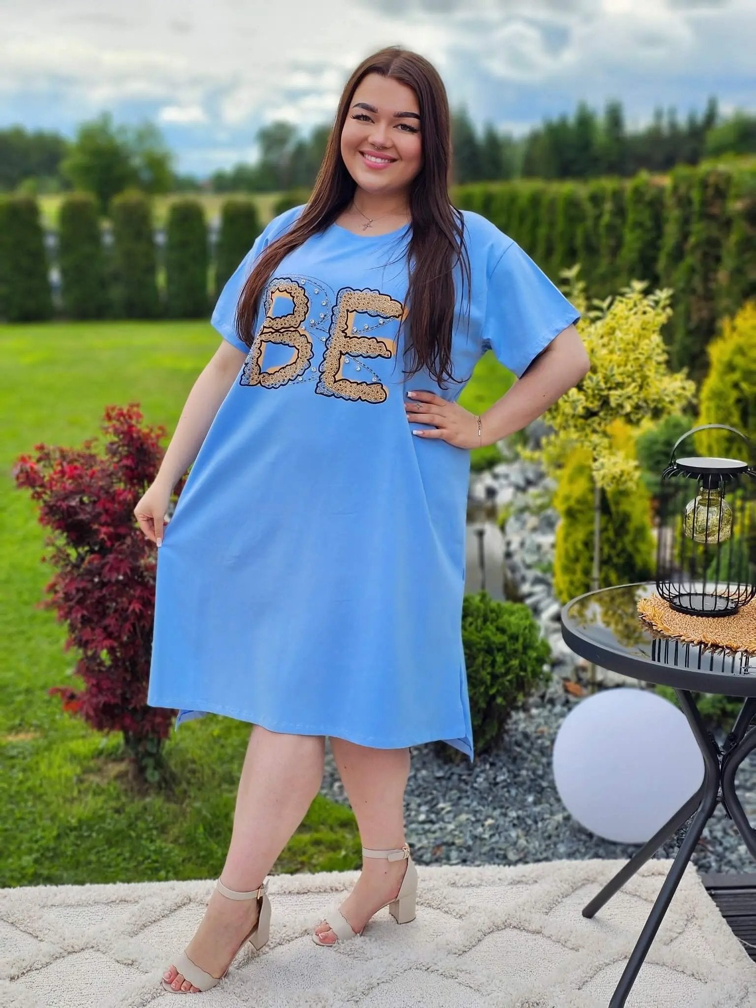 Sukienka BE -w kilku kolorach Stylowa XL