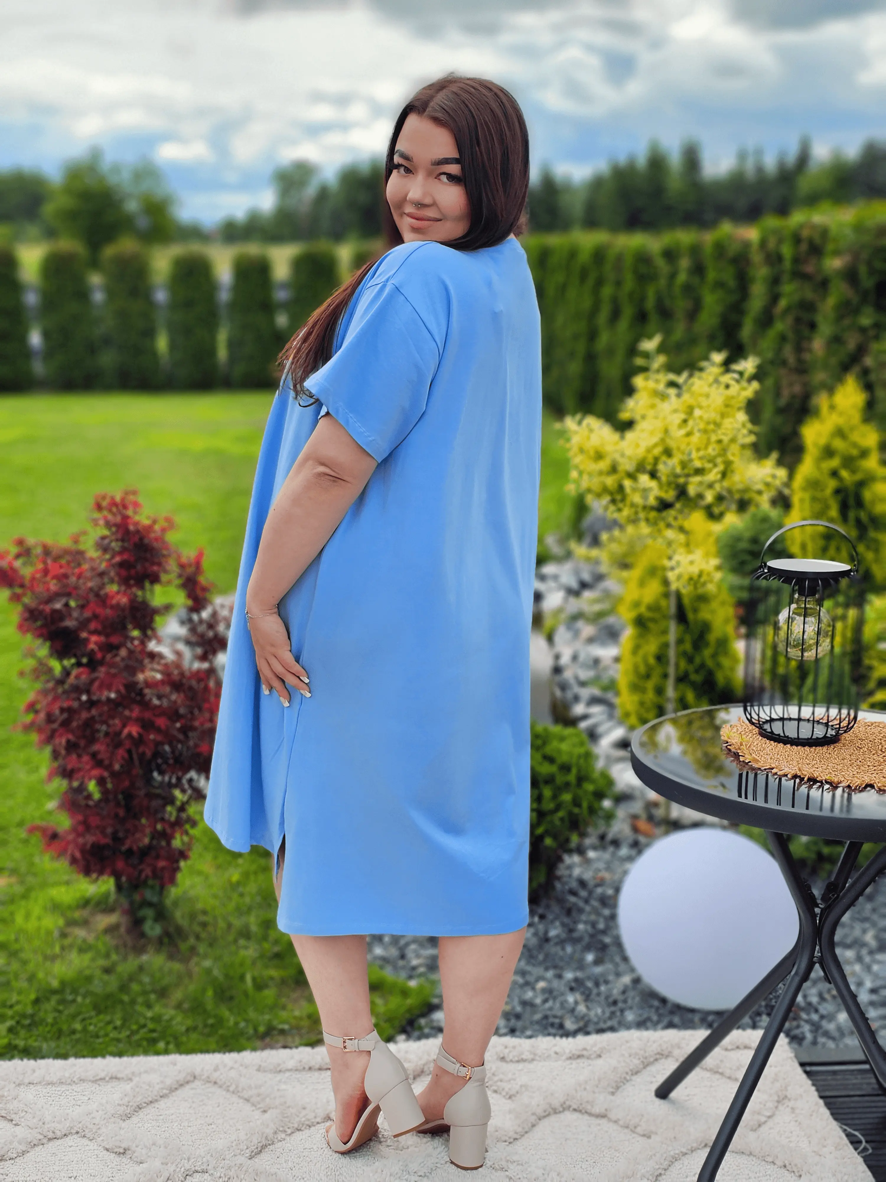 Sukienka BE -w kilku kolorach Stylowa XL