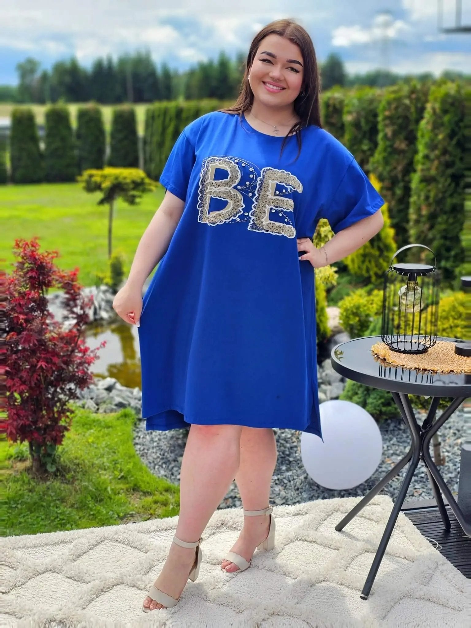 Sukienka BE -w kilku kolorach Stylowa XL