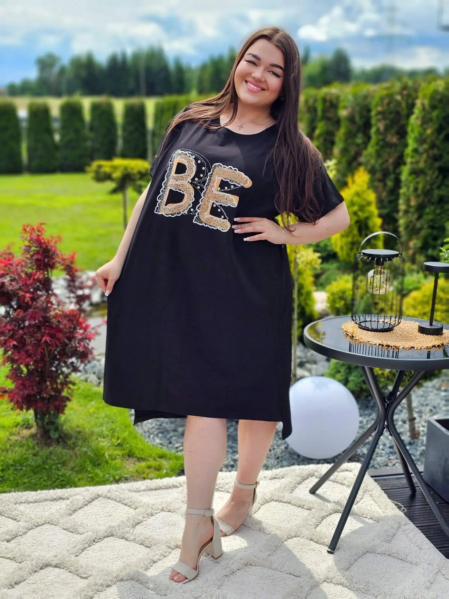 Sukienka BE -w kilku kolorach Stylowa XL