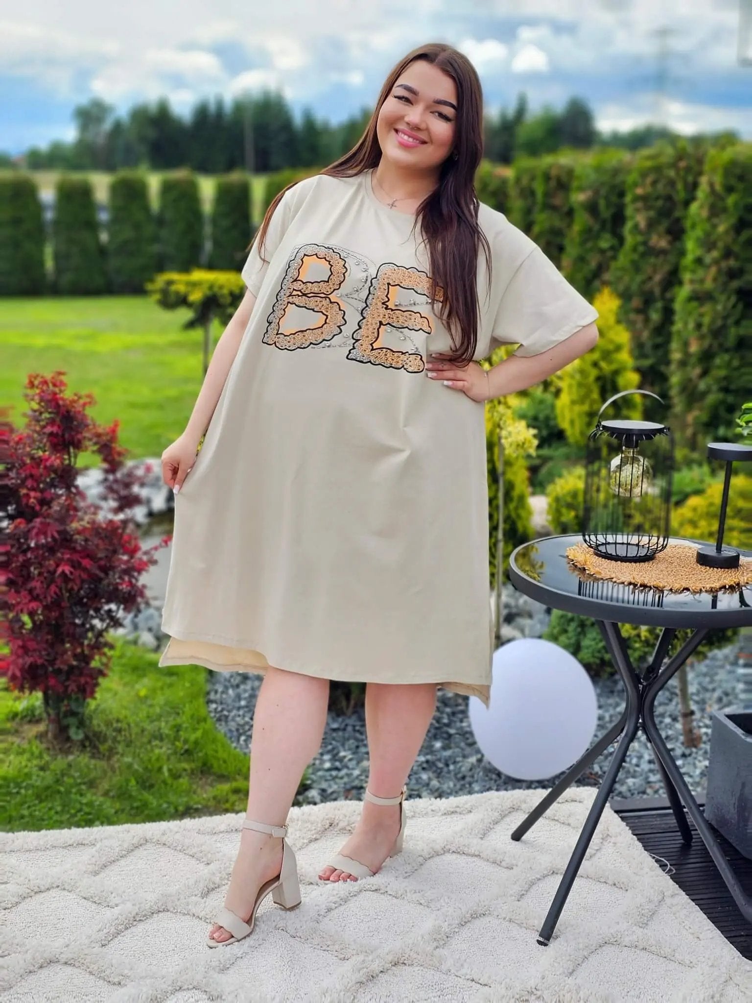 Sukienka BE -w kilku kolorach Stylowa XL