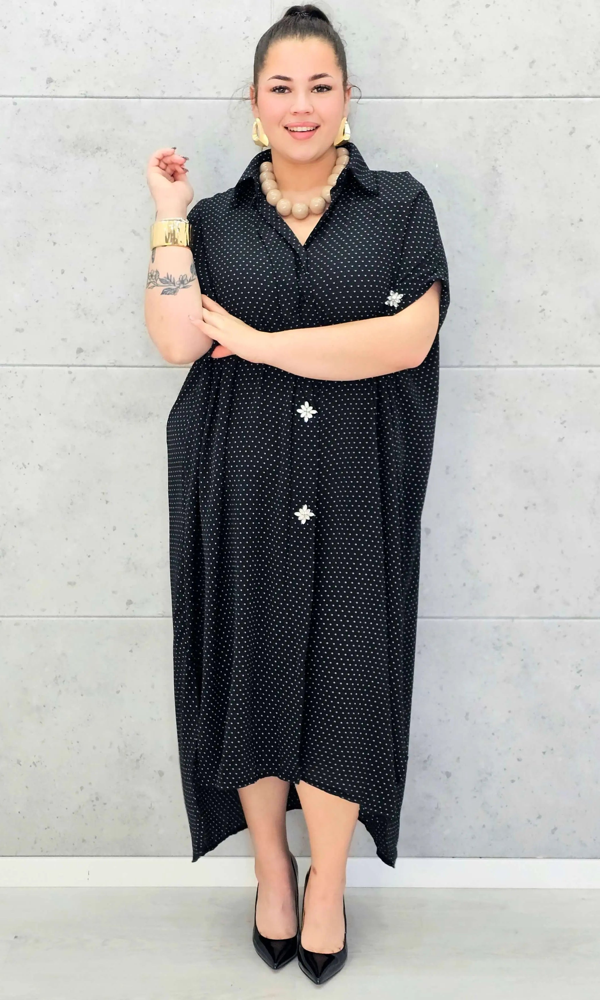 Sukienka Koszulowa Plus Size StylowaXL – Klasyka i Wygoda w Nowoczesnym Stylu 💕 Stylowa XL