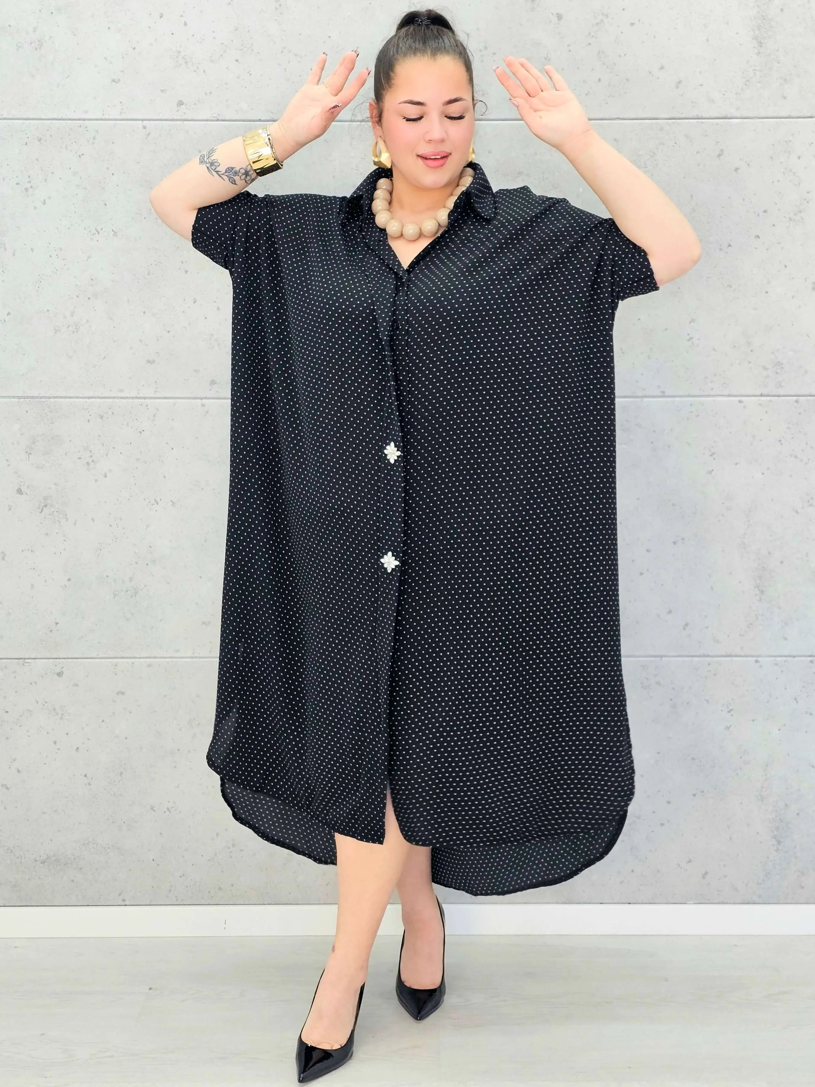 Sukienka Koszulowa Plus Size StylowaXL – Klasyka i Wygoda w Nowoczesnym Stylu 💕 Stylowa XL