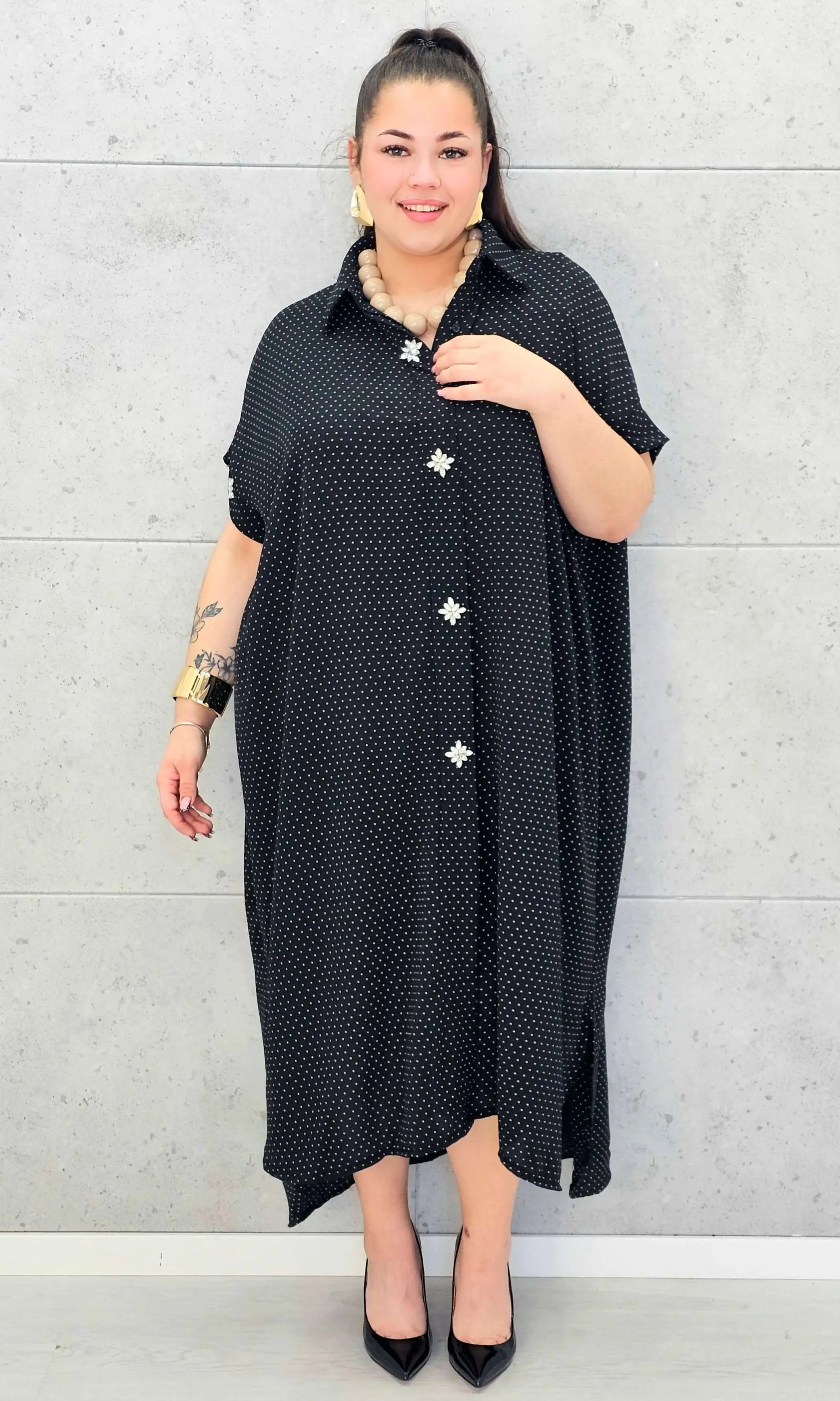 Sukienka Koszulowa Plus Size StylowaXL – Klasyka i Wygoda w Nowoczesnym Stylu 💕 Stylowa XL
