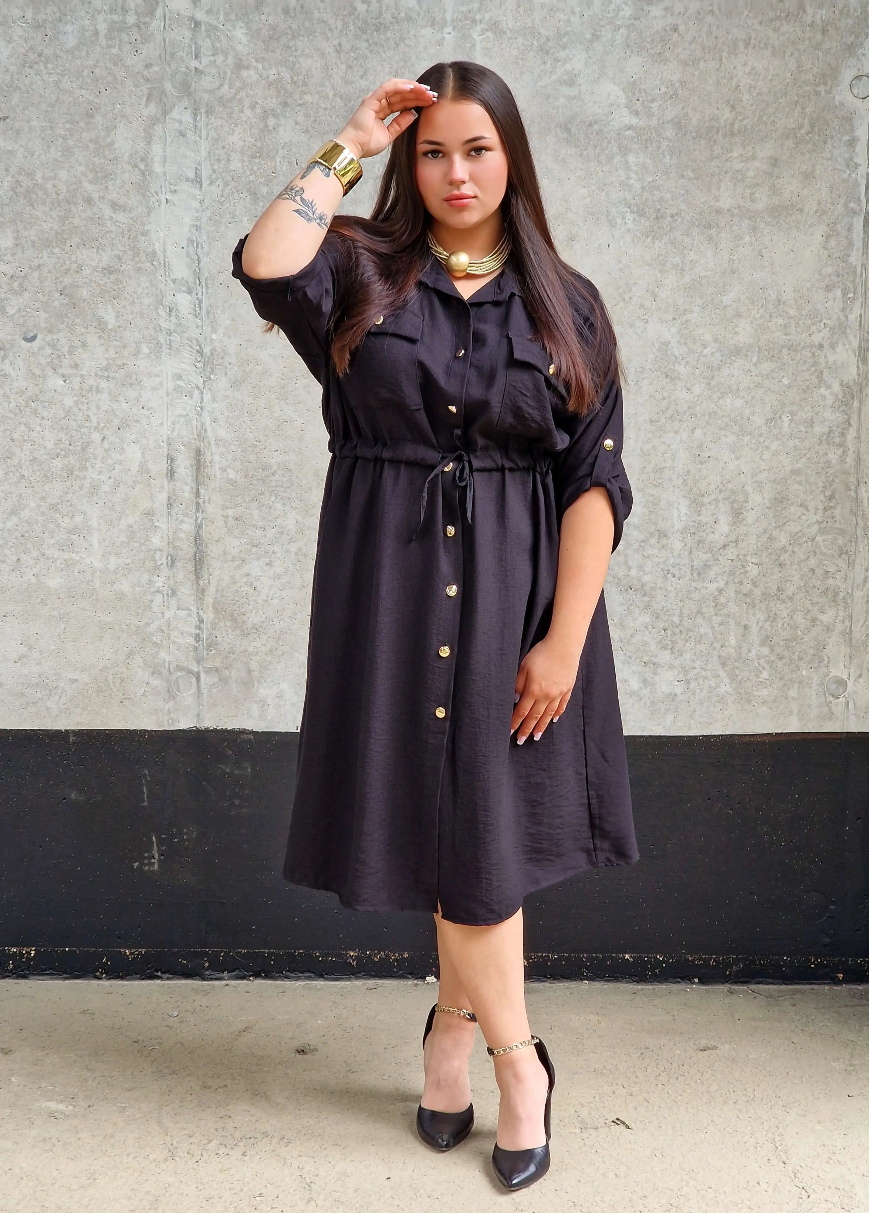 Sukienka Koszulowa StylowaXL – Moda Plus Size dla Kobiet XXL Stylowa XL