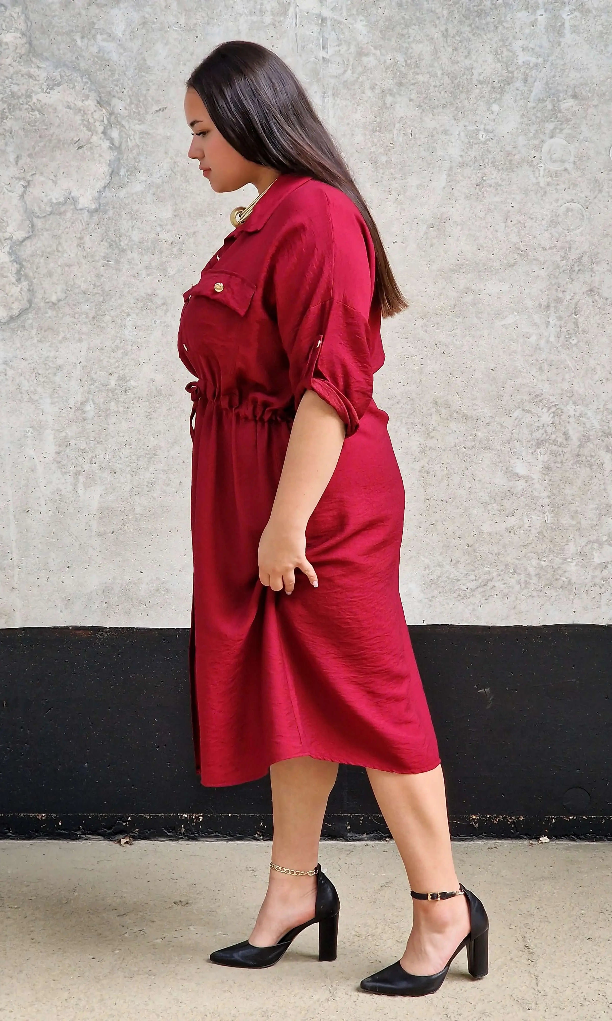 Sukienka Koszulowa StylowaXL – Moda Plus Size dla Kobiet XXL Stylowa XL